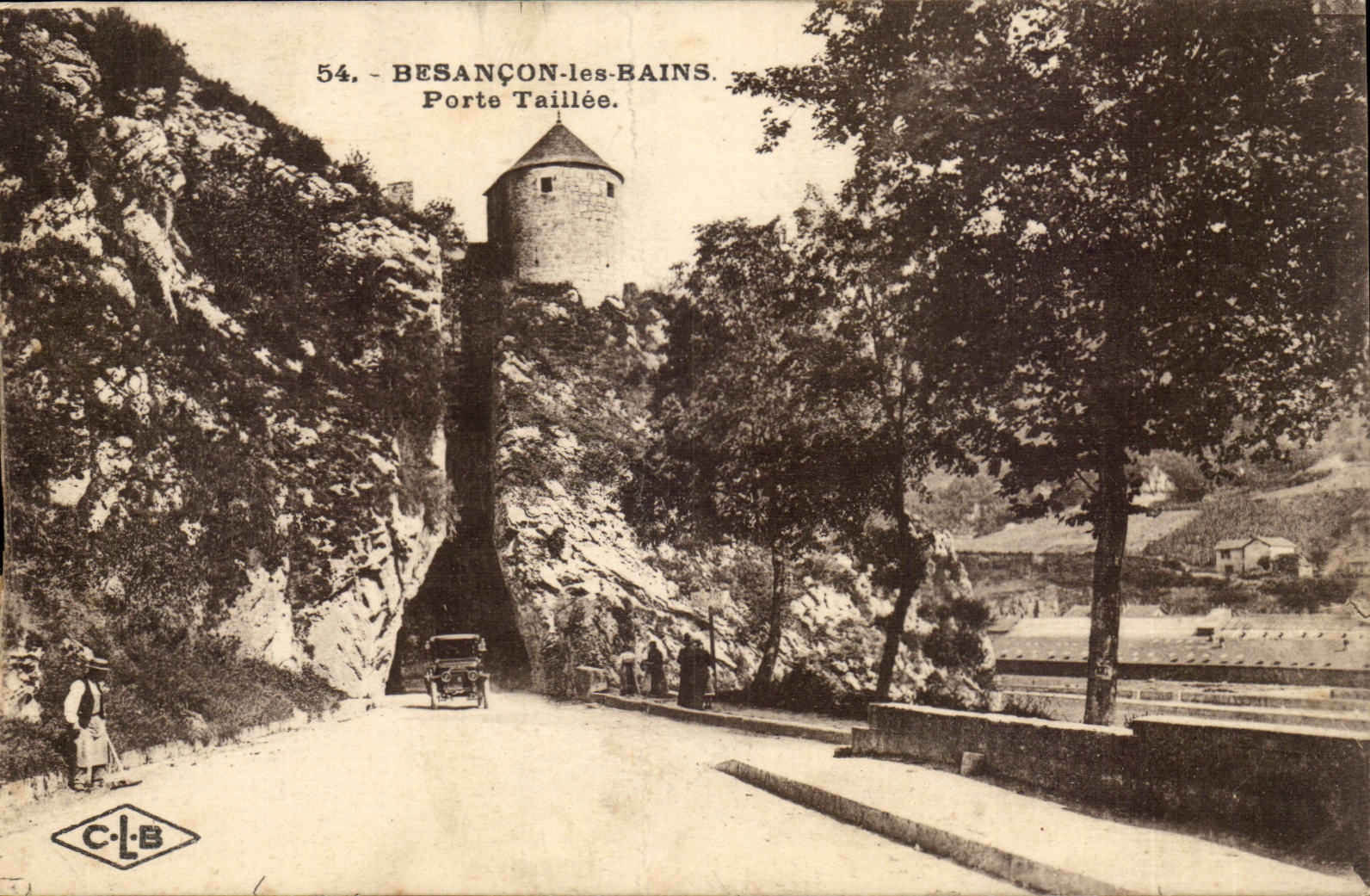 Besancon les Bains - Taillee Gate - CPA