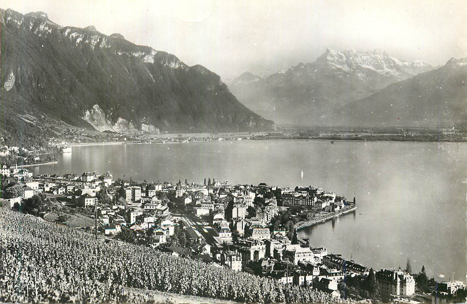 CPM Montreux (Suisse) Le Lac Leman et les Dents du Midi (3 260 m)