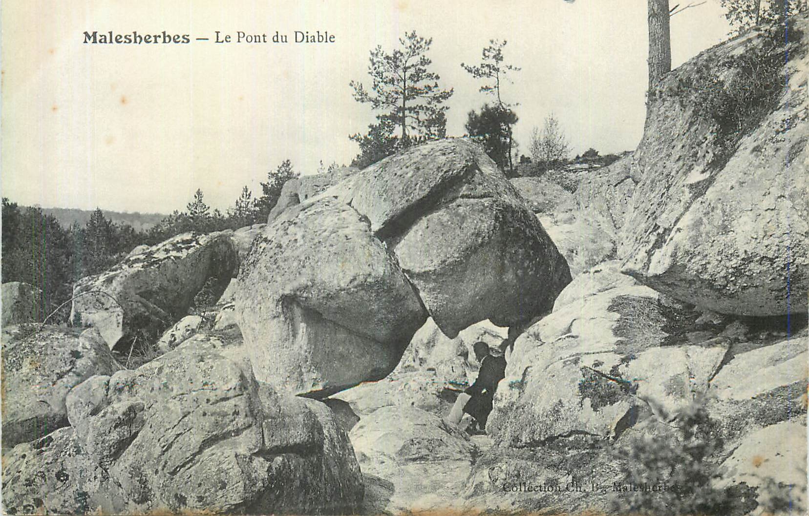 CPA Malesberbes Le Pont du Diable