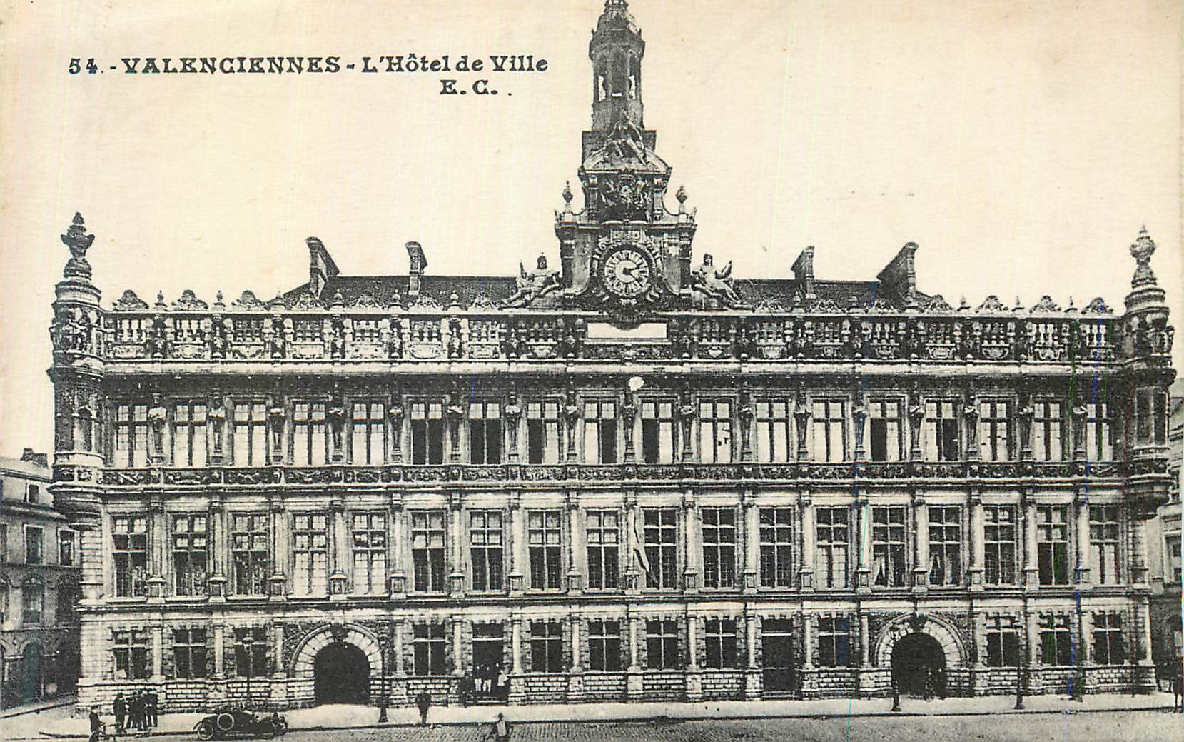 CPA Valenciennes l'Hotel de Ville