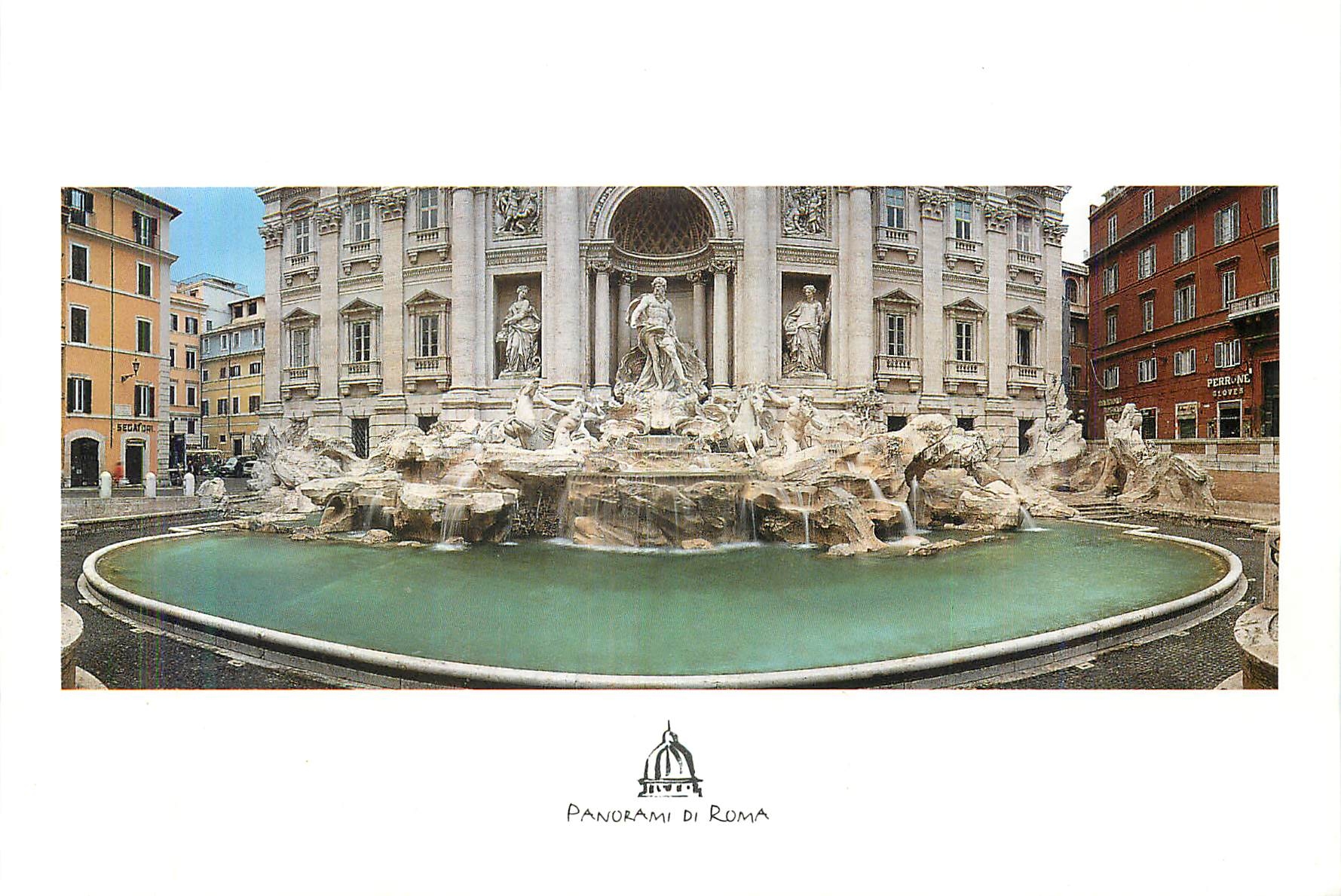 CPM Panorami di Roma Trevi Fontaine