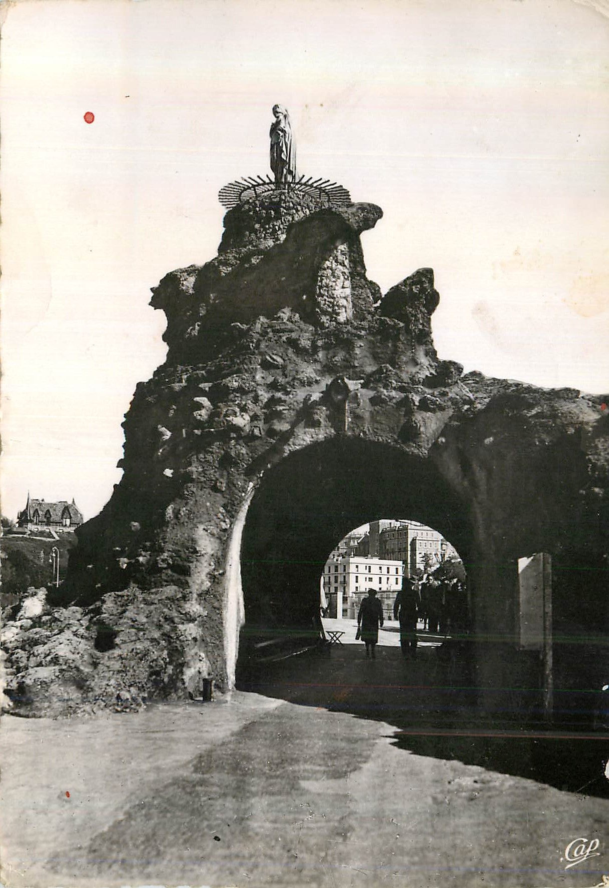 CPM Biarritz Rocher de la Vierge