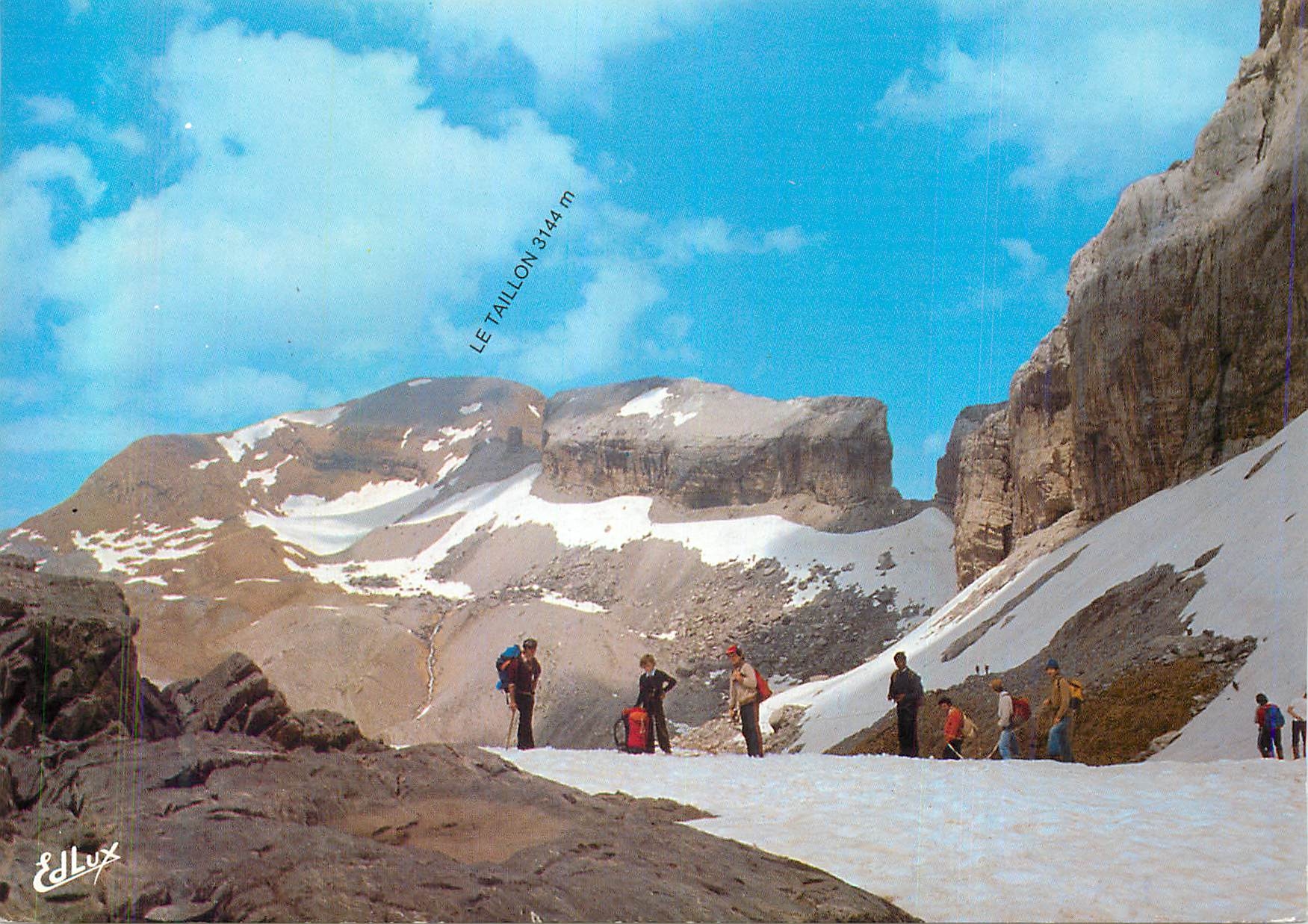 CPM les Pyrenees Breche de Roland 2807m le Taillon 3144m Alpinisme