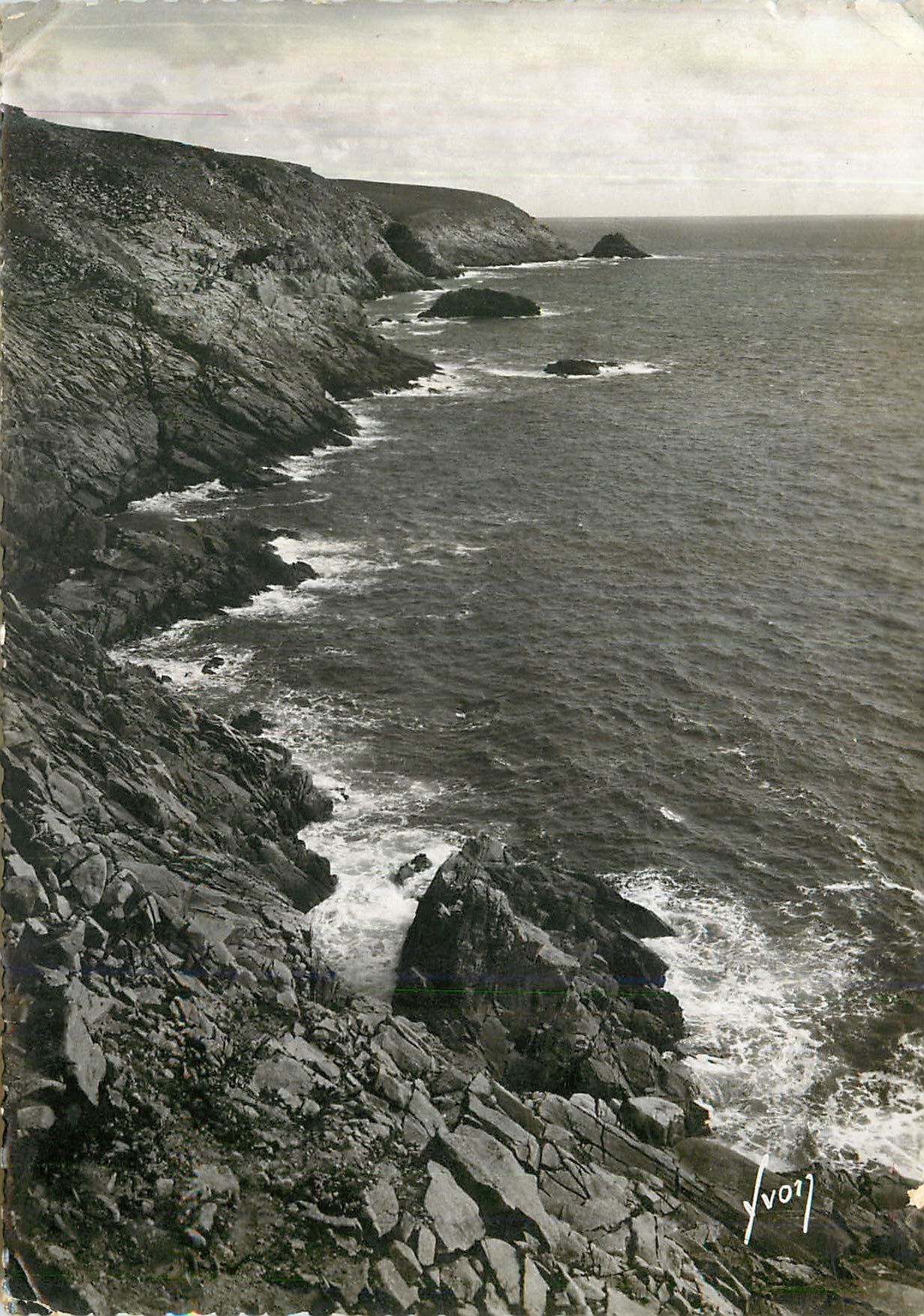 CPM Pointe du Raz (Finistere) Escarpements de la Cote Sud