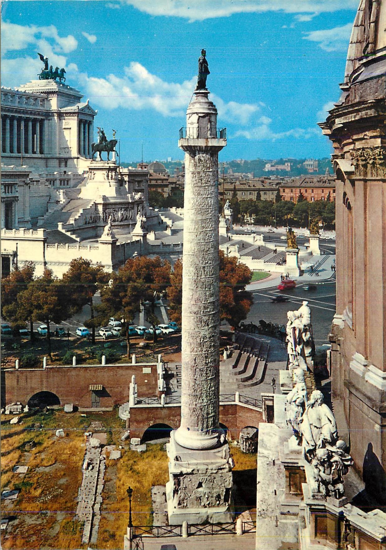 CPM Roma Colonne et Forum de Trajan