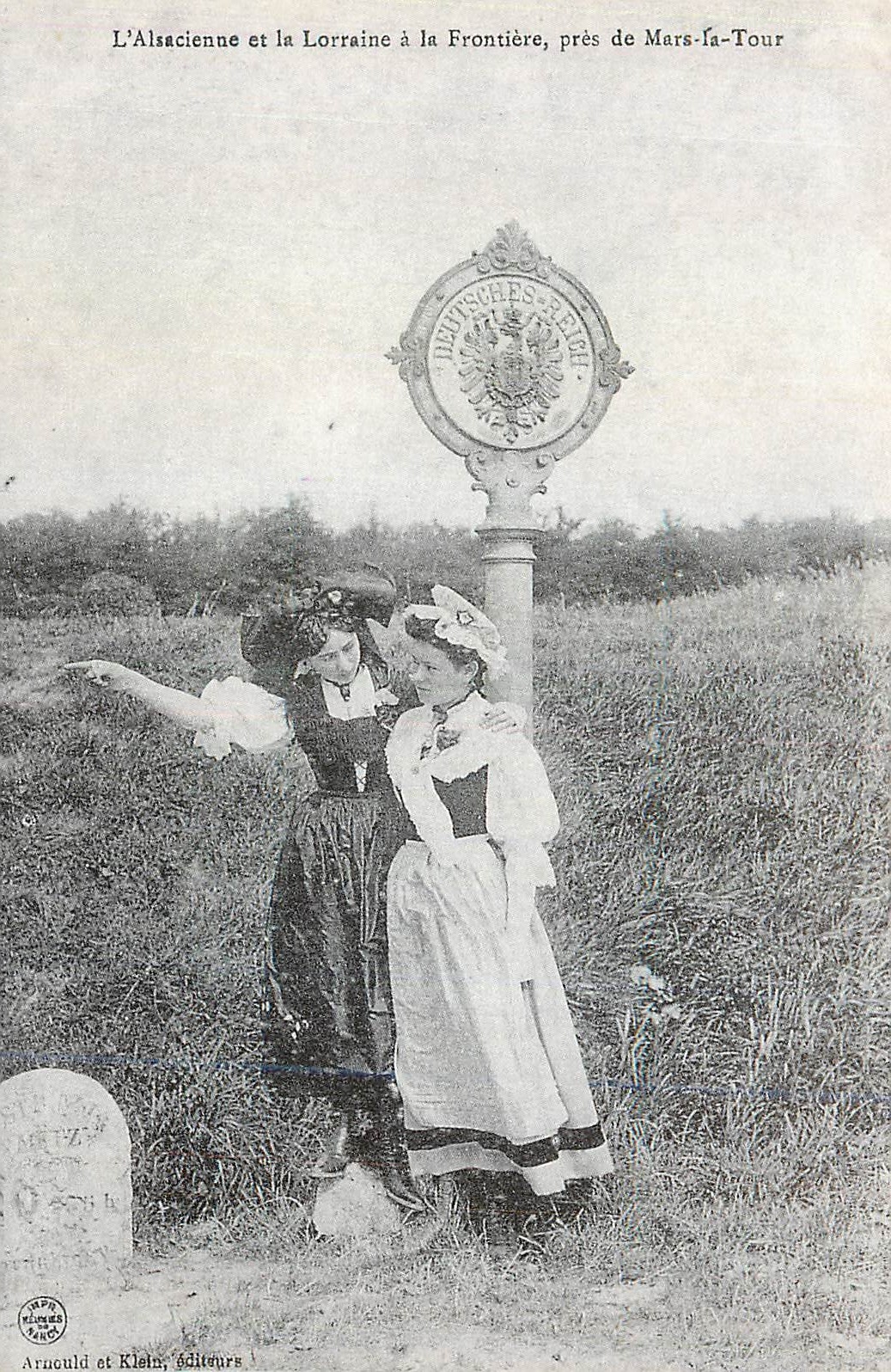 REPRO L'Alsace et la Lorraine Pres de Mars la Tour