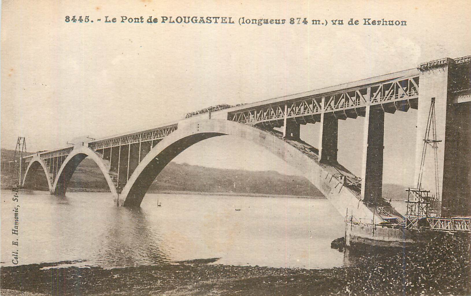 CPA Le Pont de Plougastel (Longueur 874 m) vu de Kerhuon