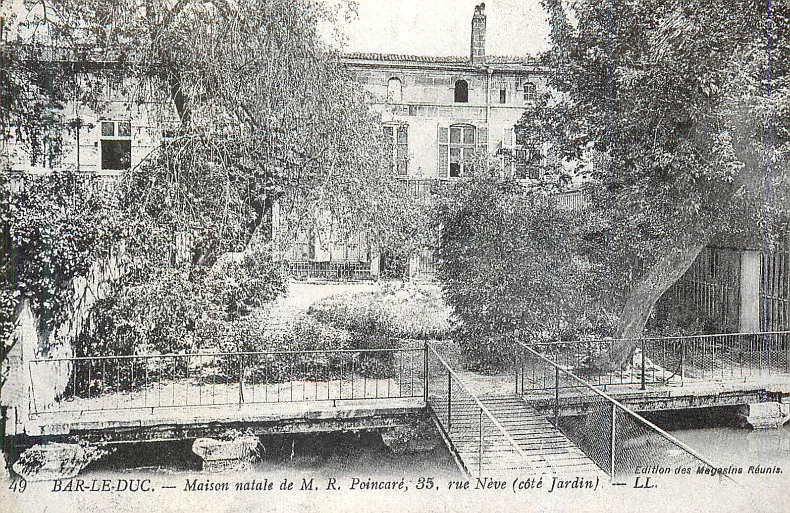 REPRO Bar le Duc Maison Natale de M R Poincare (Cote Jardin)