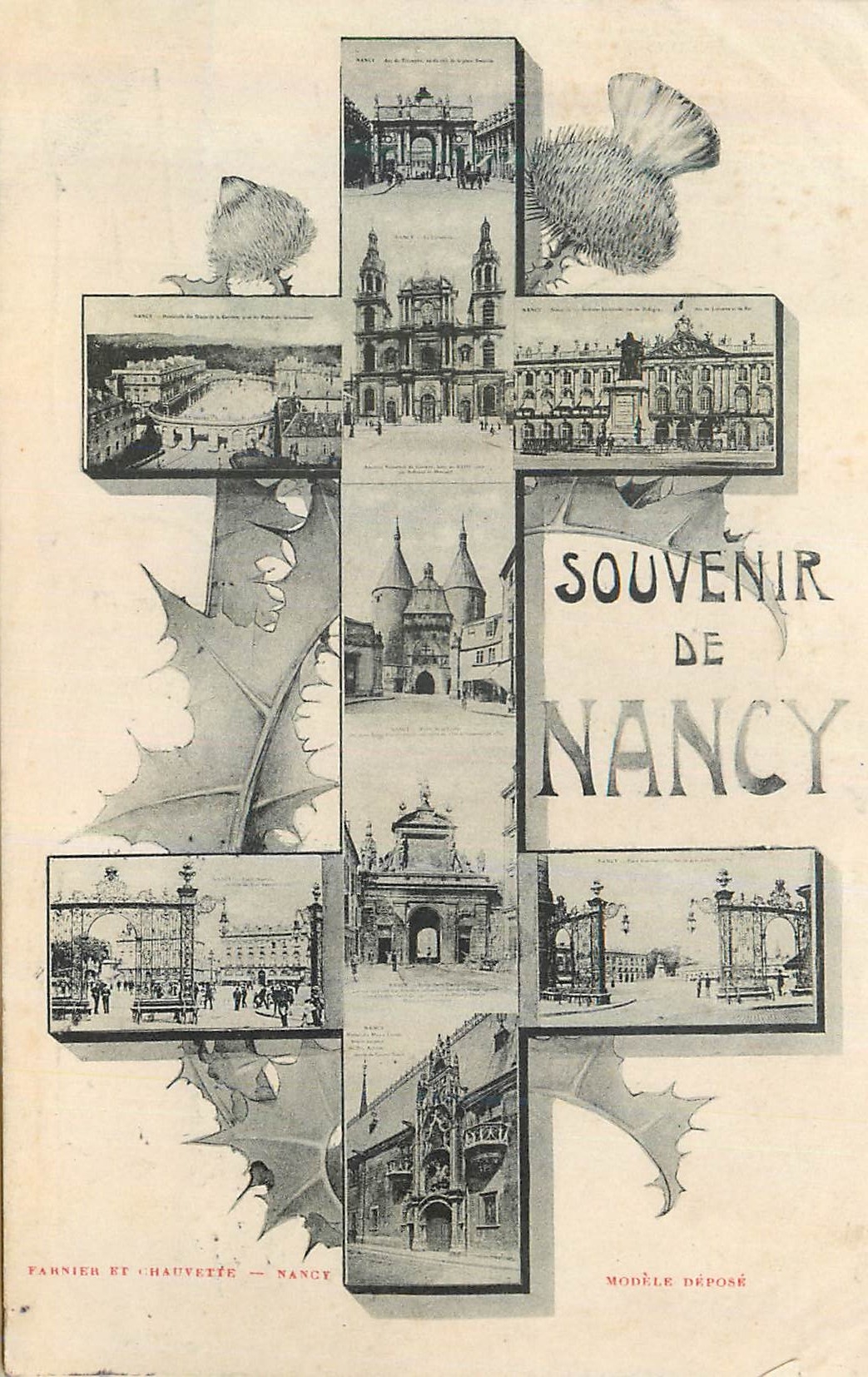 CPA Souvenir de Nancy