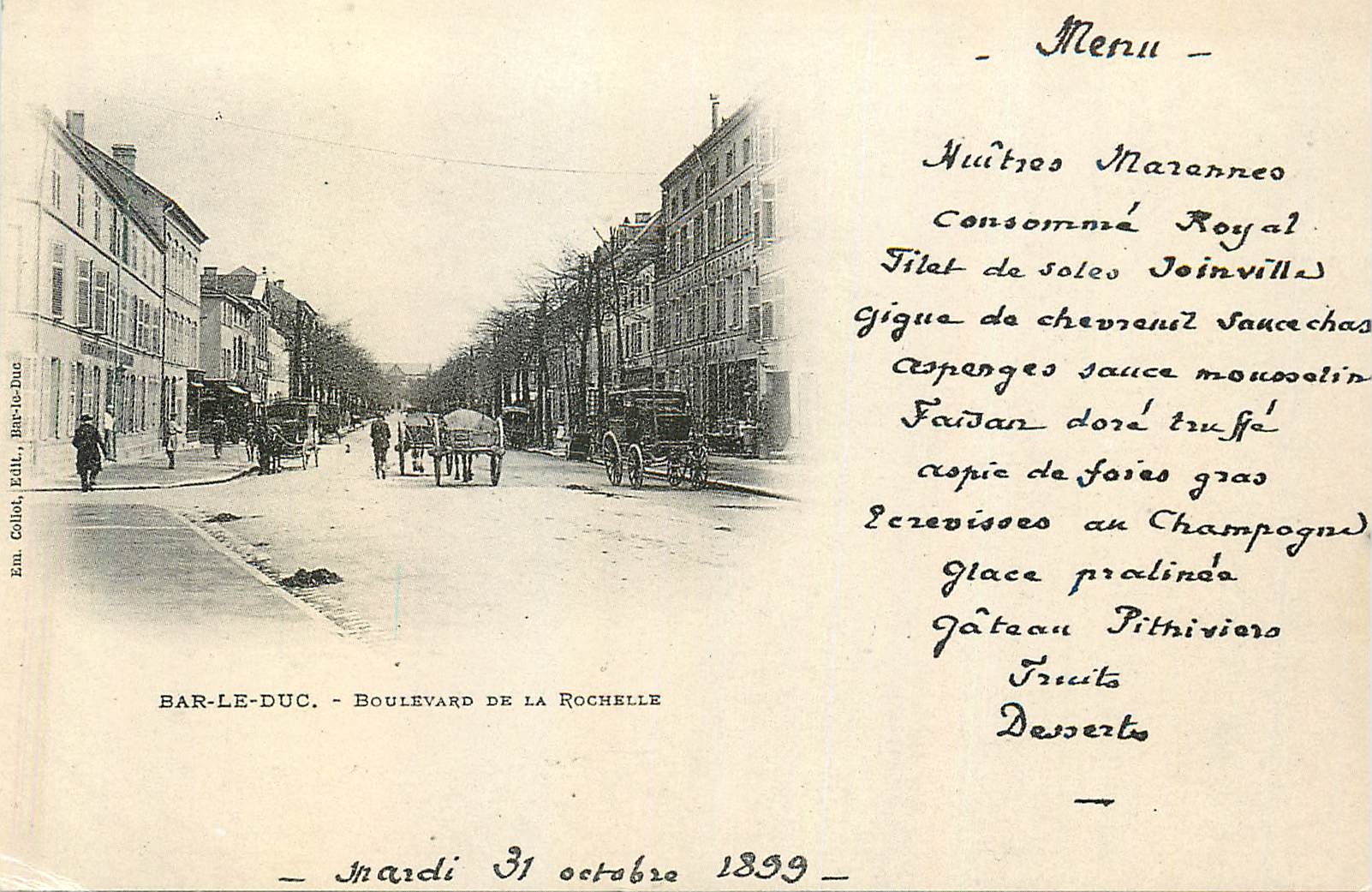 REPRO Bar le Duc Boulevard de la Rochelle Une Carte Gourmande