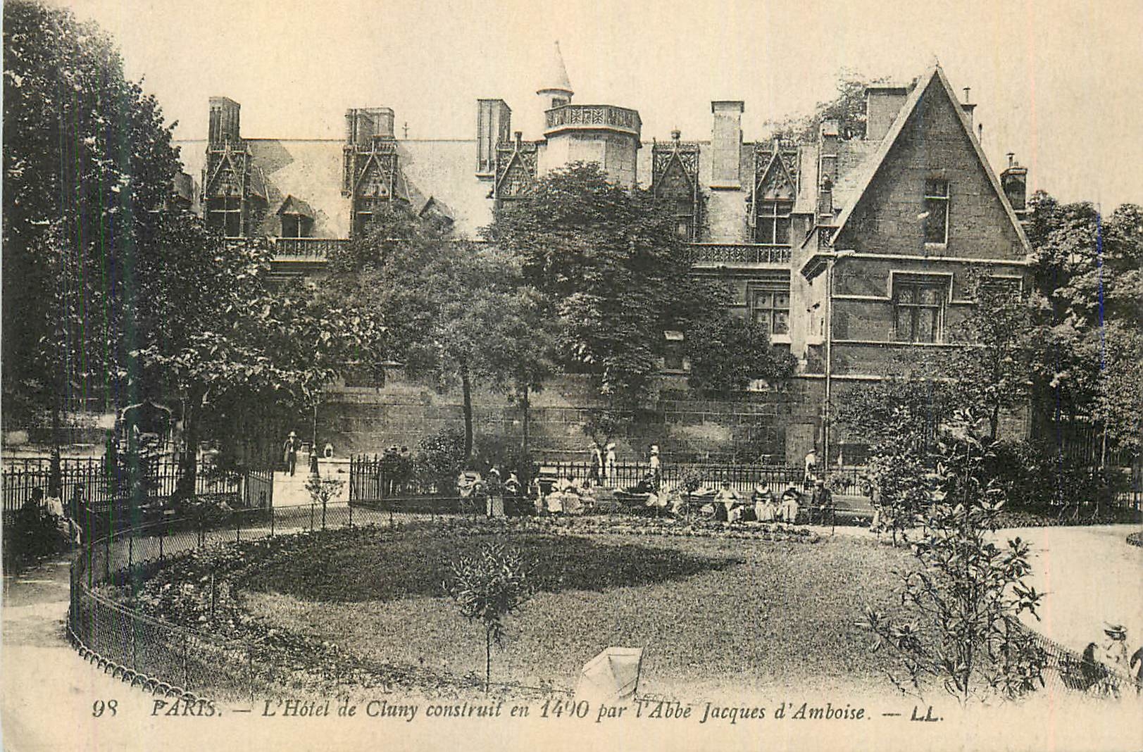 CPA Paris L'Hotel de Cluny Construit en 1490 par l'Abbe Jacques d'Amboise