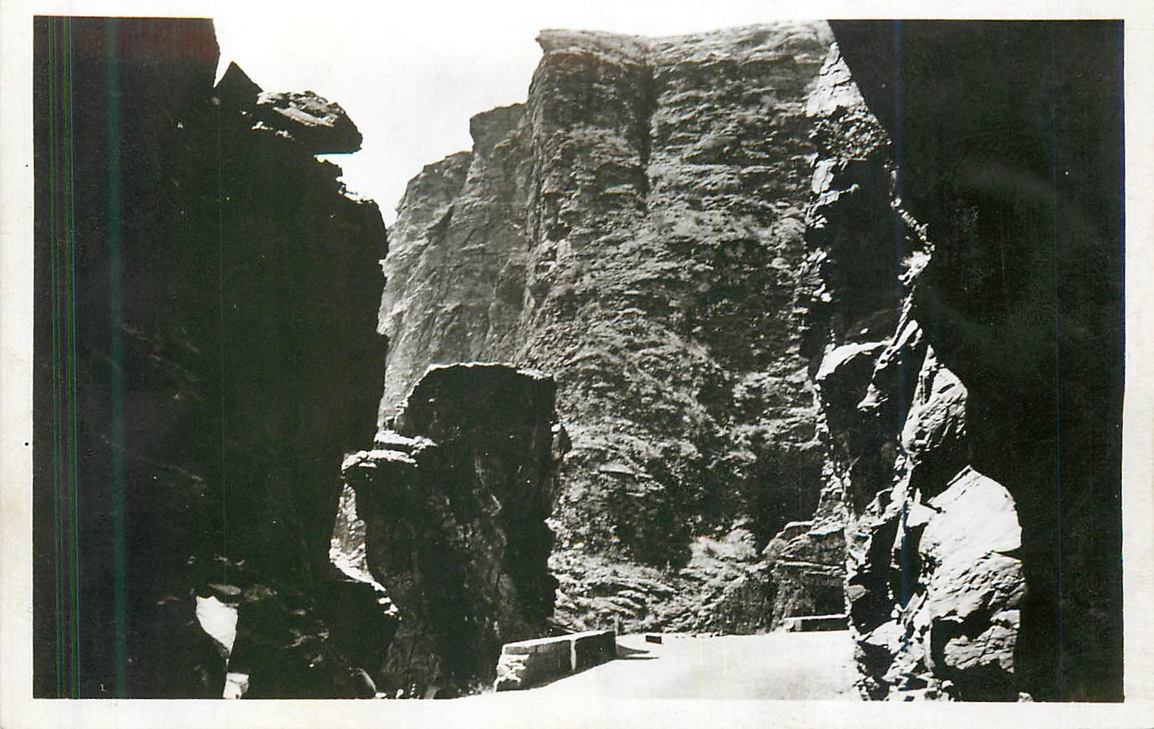 CPA Haute Vallee du Var Les Gorges de Daluis