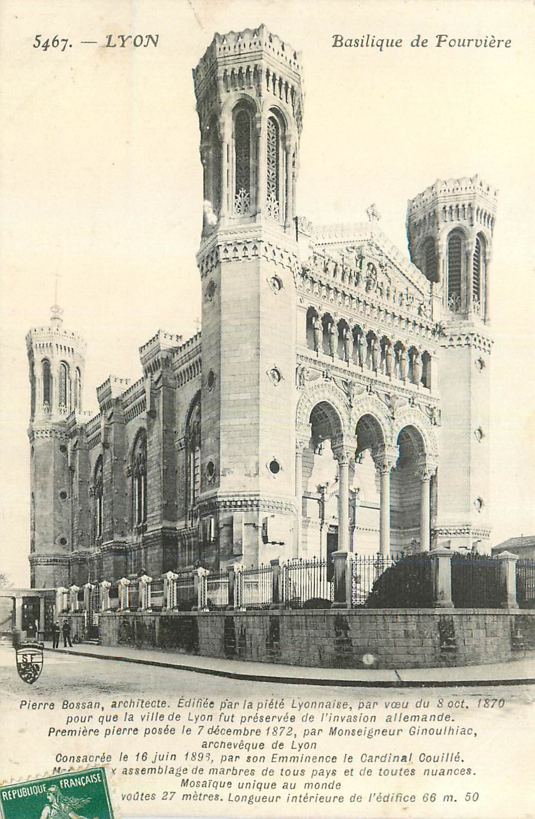 CPA Lyon Basilique de Fourviere