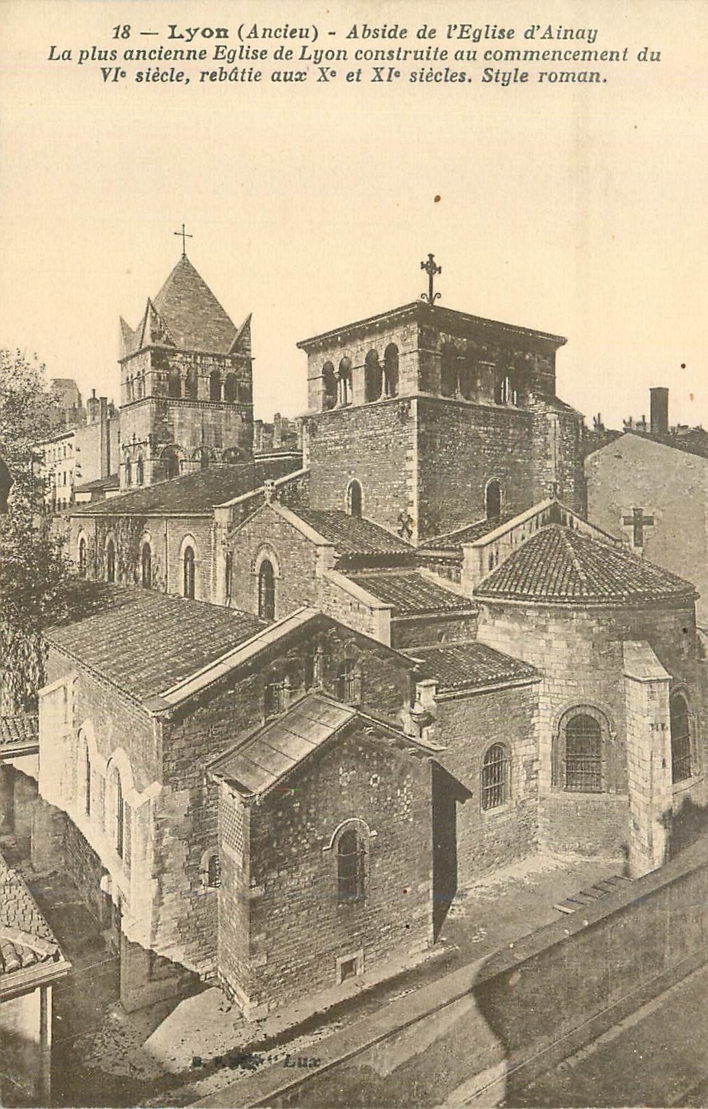CPA Lyon (Ancien) Abside de l'Eglise d'Ainay La Plus ancienne Eglise de Lyon