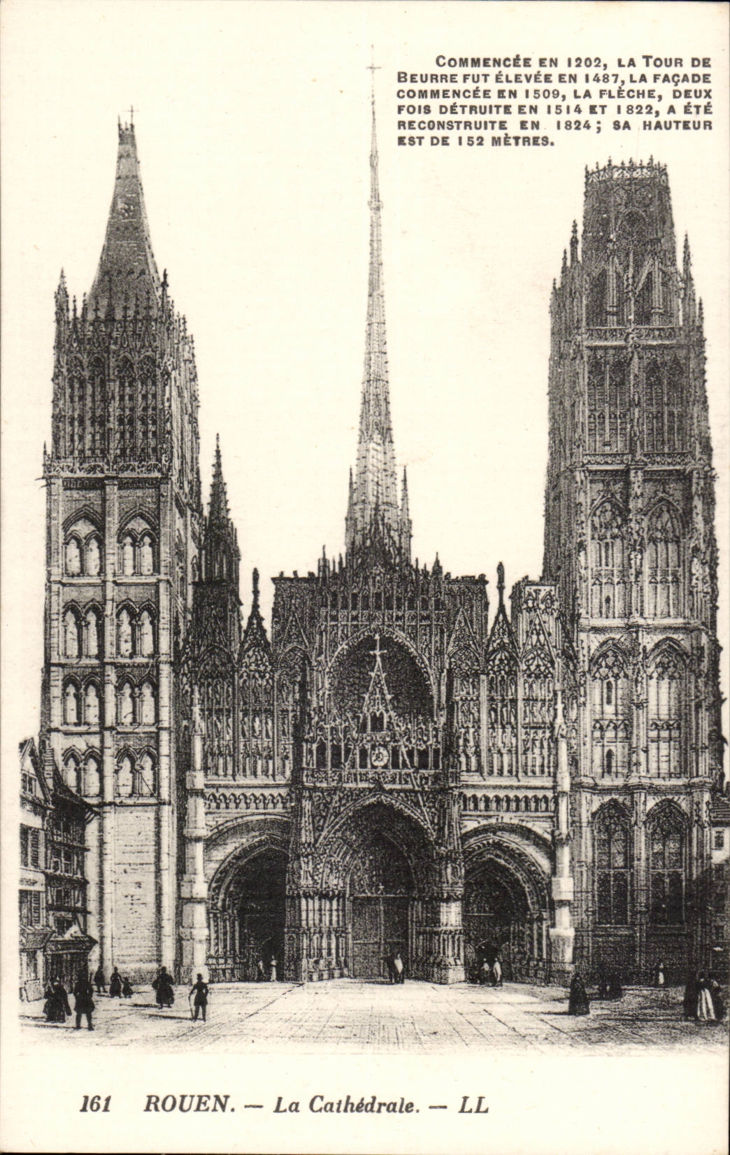 Rouen - the Cathedral - CPA