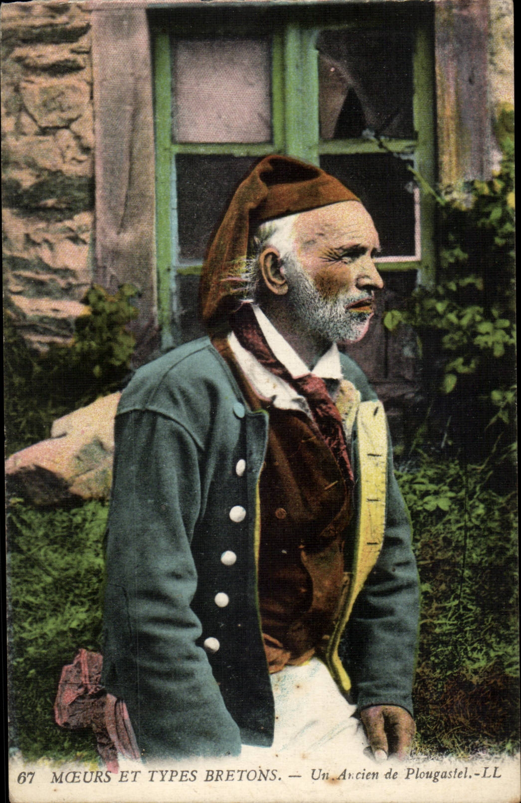 Breton manners and Types - Man - Brittany - CPA