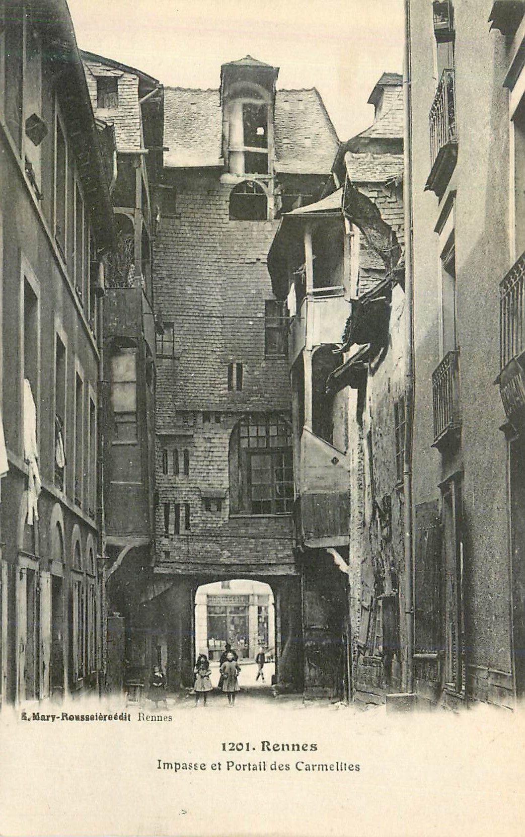 CPA Rennes Impasse et Portail des Carmelites