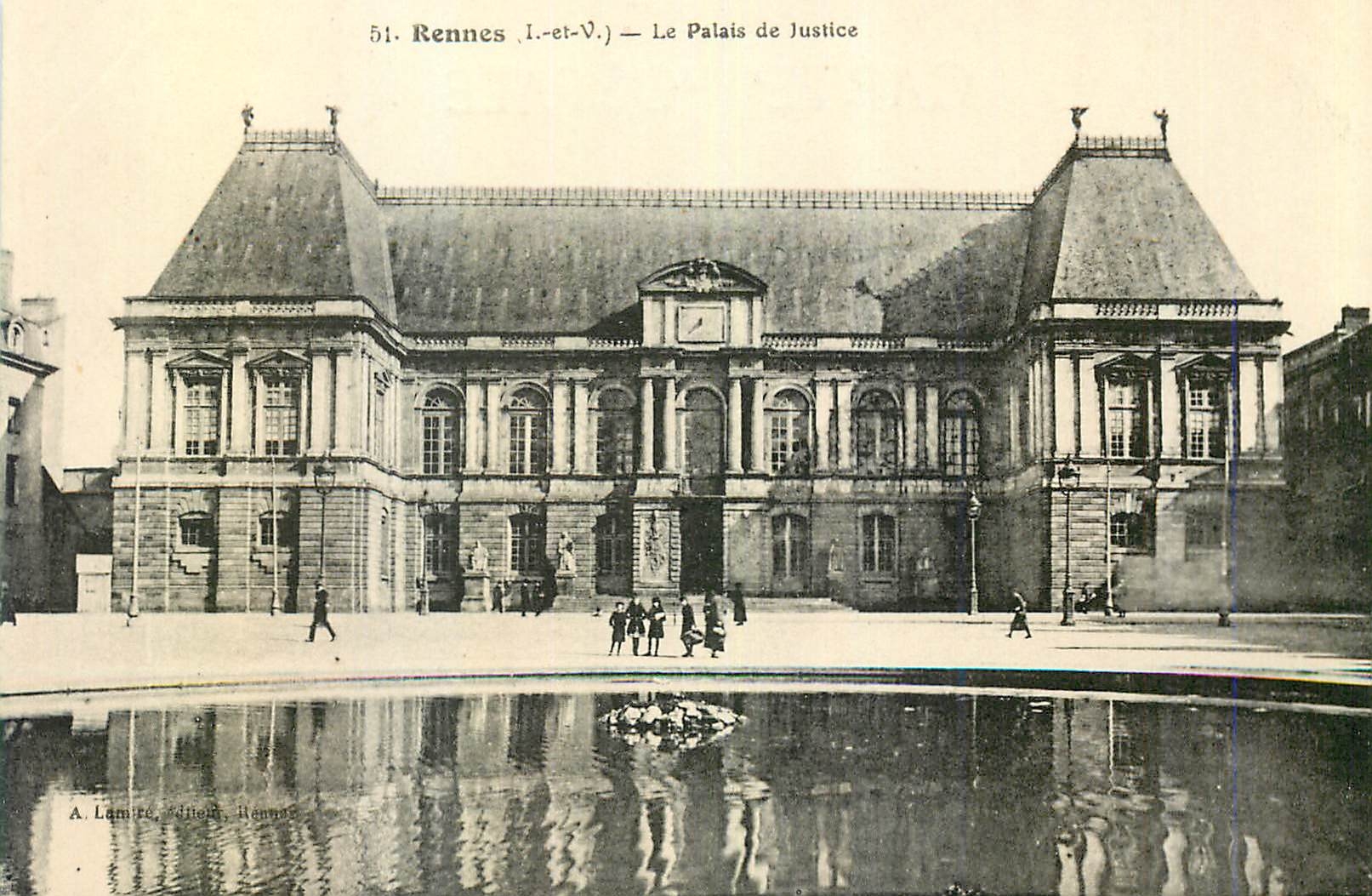 CPA Rennes (I et V) Le Palais de Justice