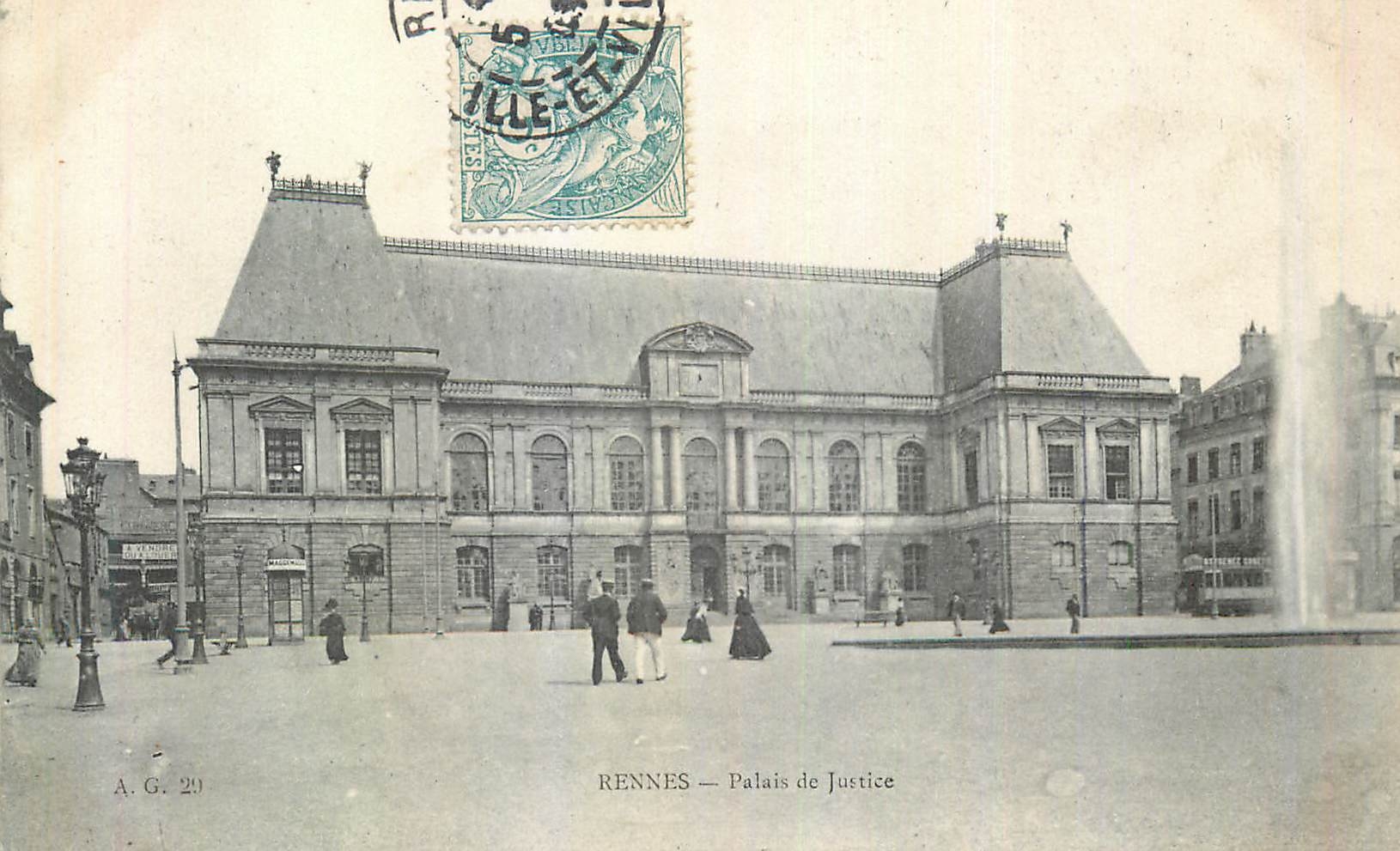 CPA Rennes Palais de Justice