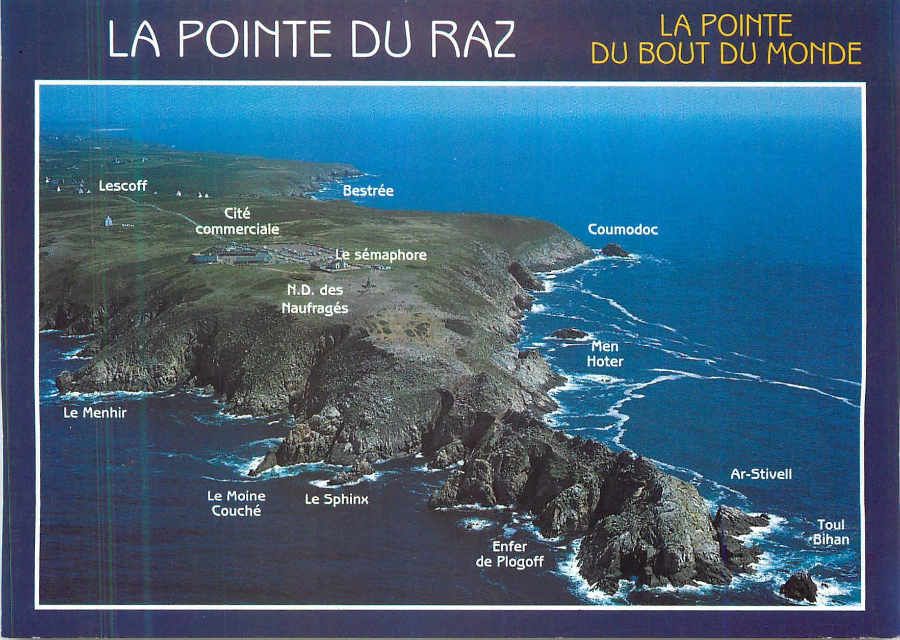 CPA la Pointe du Raz (Finistere) Vue Generale