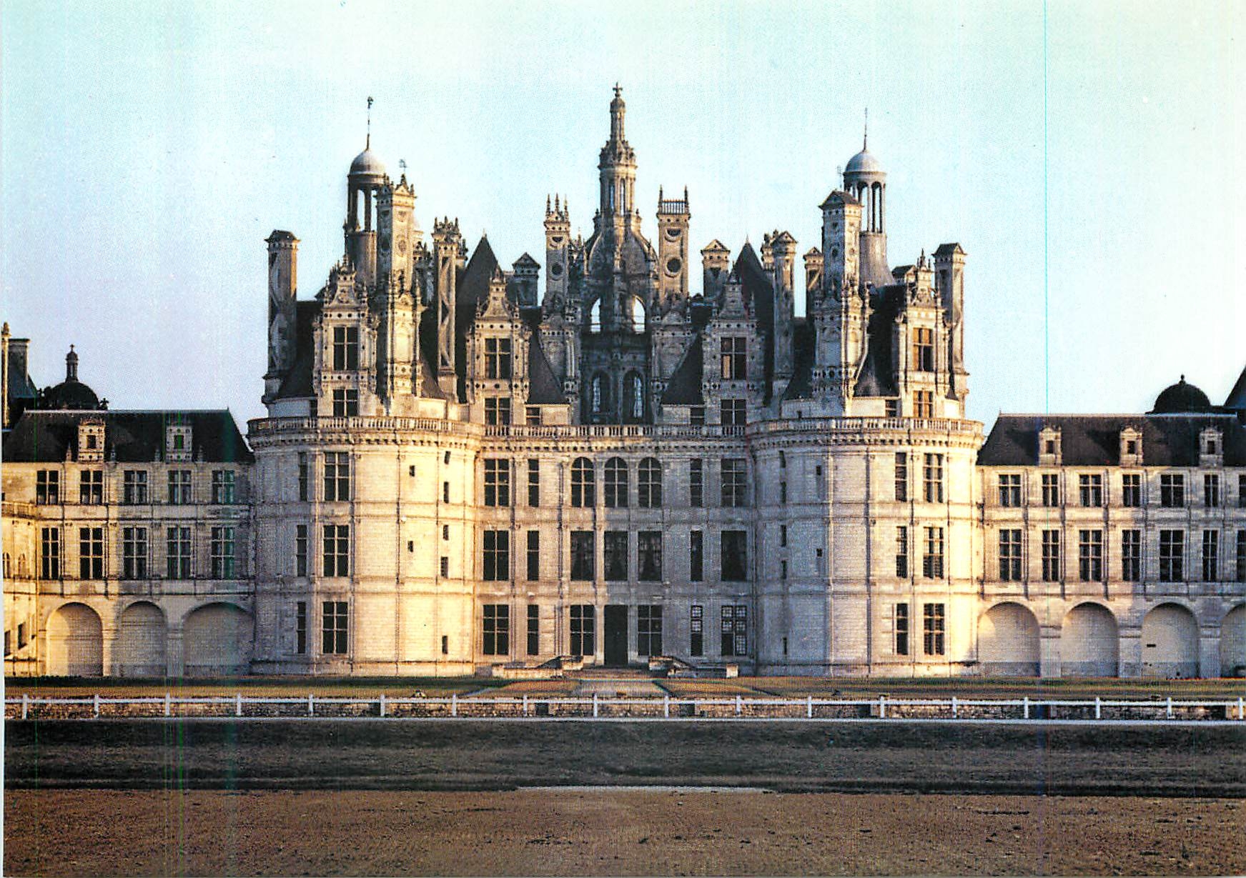 CPA Chateau de Chambord Facade Nord le Donjon