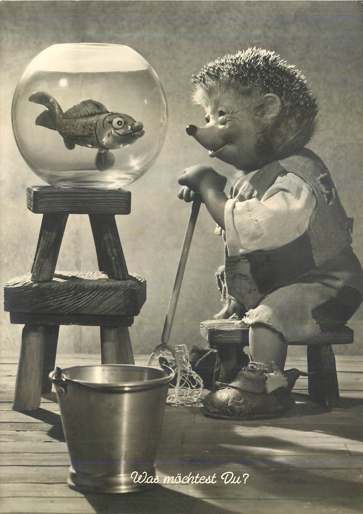 CPM Van Diehl Film und Redaktionsigel Herisson Poisson Rouge