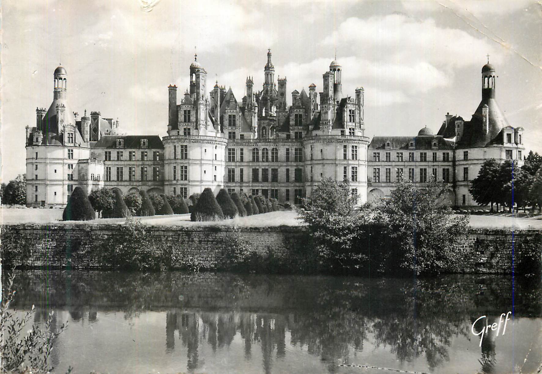 CPM Chambord (Loir et Cher) Chateau de la Loir Facade Nord