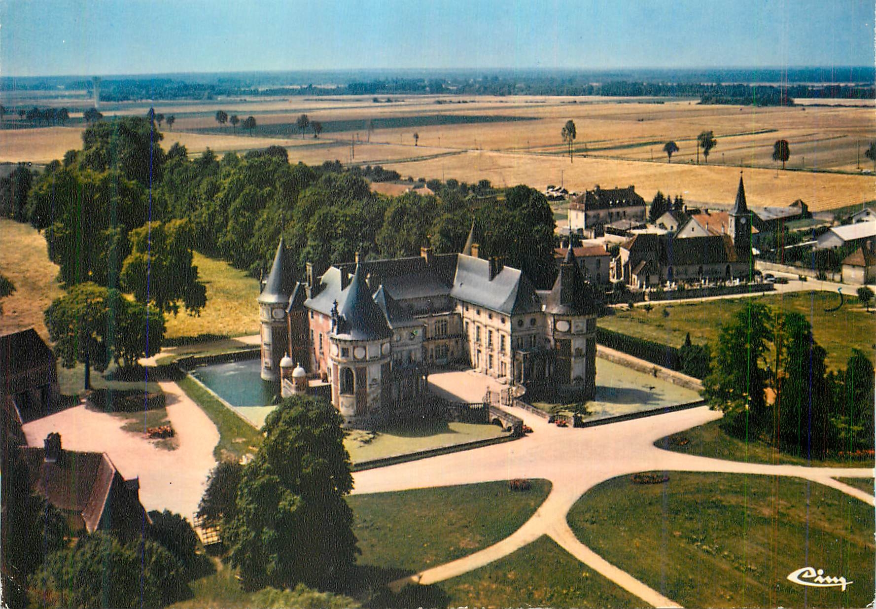 CPA Longecourt en Plaine (C d'Or) le Chateau