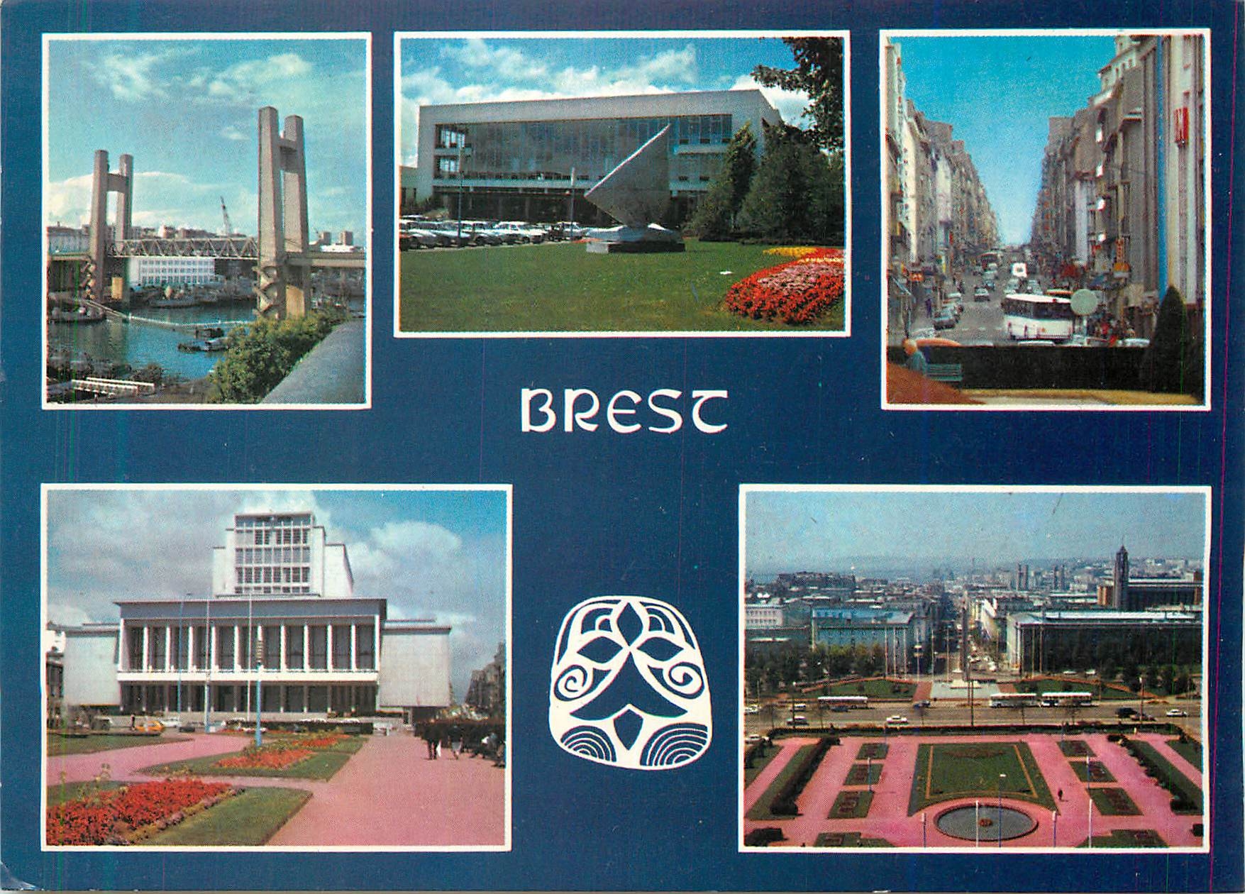 CPM Brest La Bretagne en Couleurs Le Grand Pont