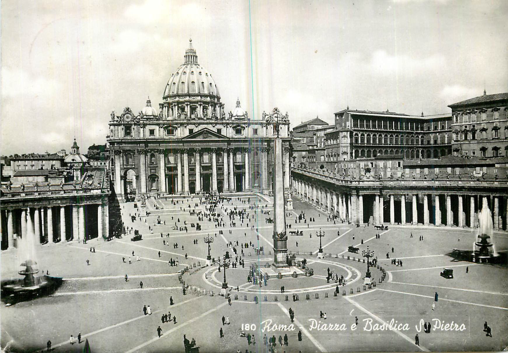 CPM Roma Place et Basilique de St Pierre
