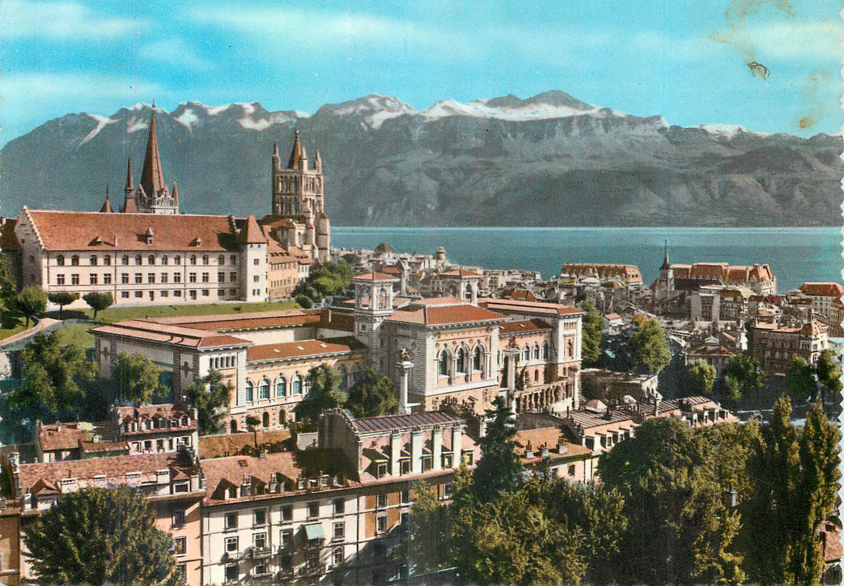 CPM Lausanne l'Universite la Cathedrale et les Alpes