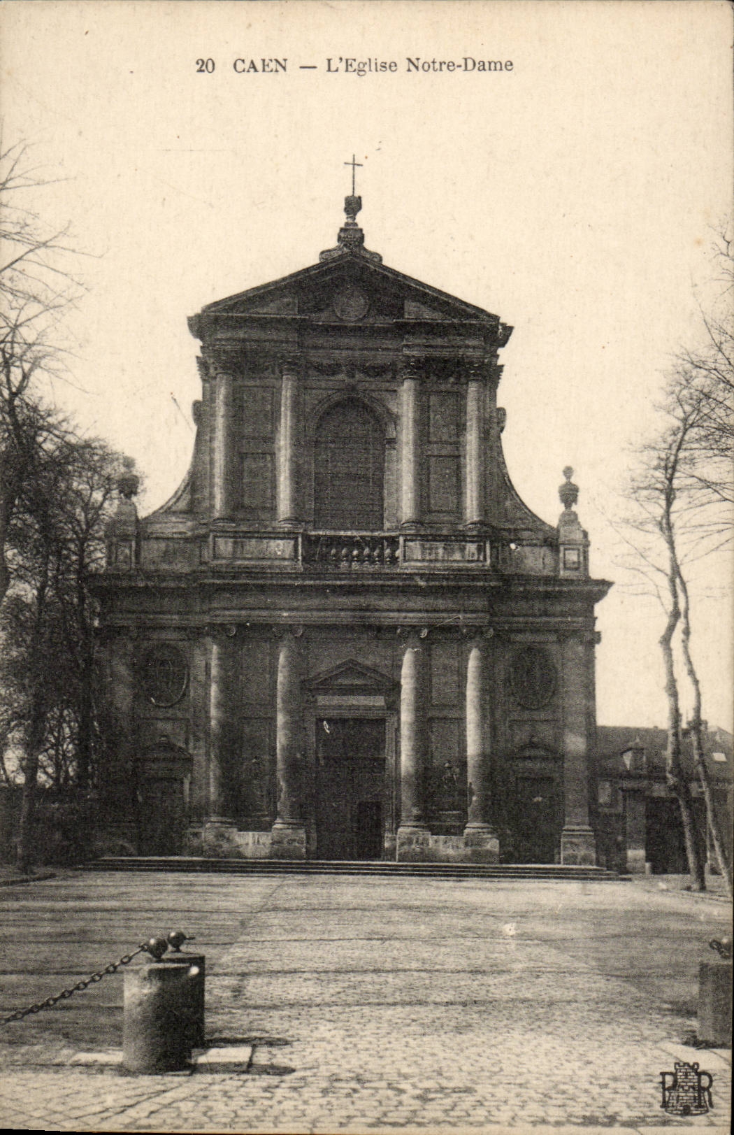 Caen - die Kirche Notre Dame CPA