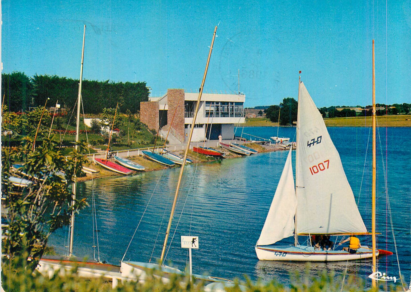 CPM Cholet (M et L)Lac de Ribou Port de plaisance Bateau