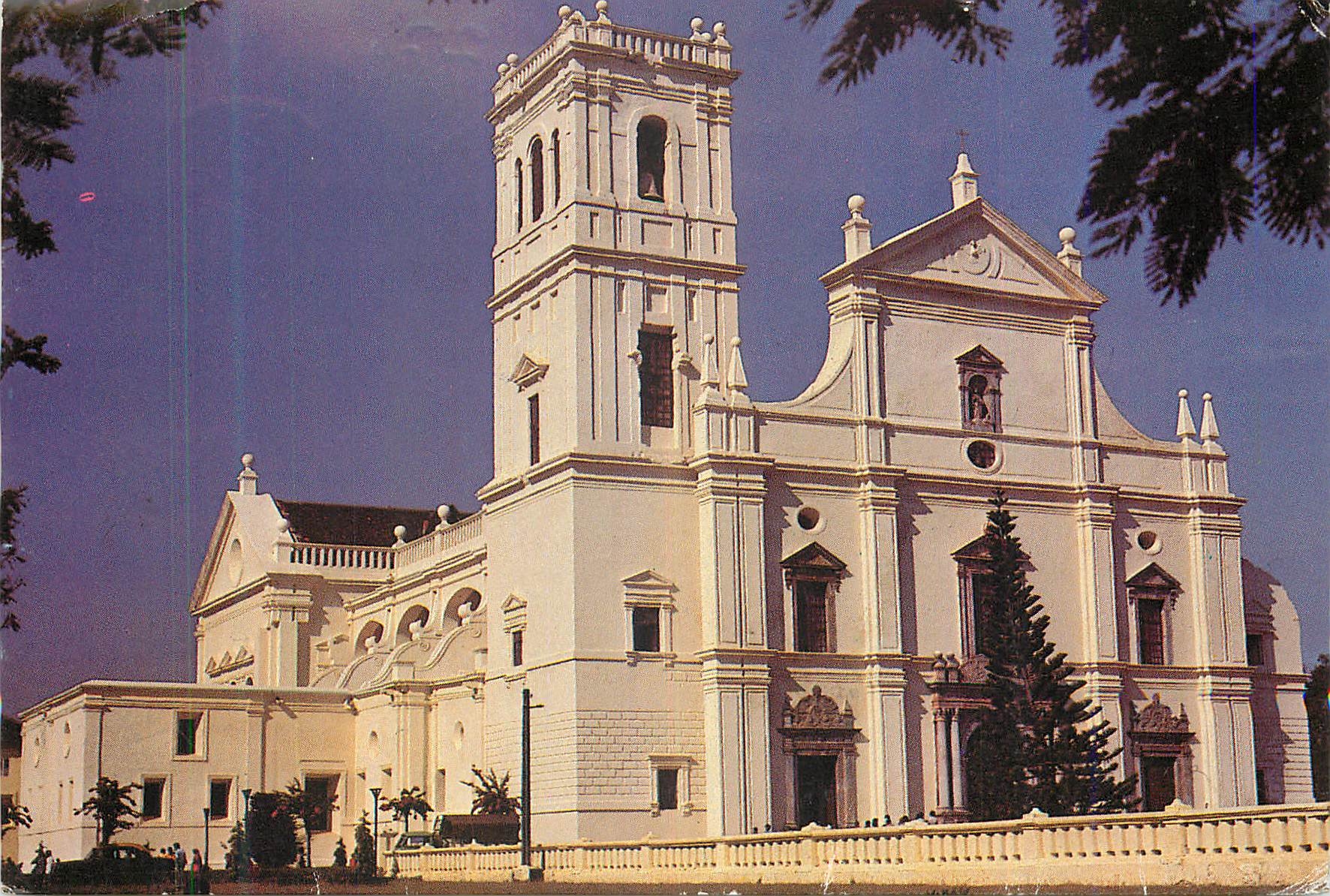 CPM Goa  (India)Se Cathedral The most imposing of all churches at Old Goa Nehru