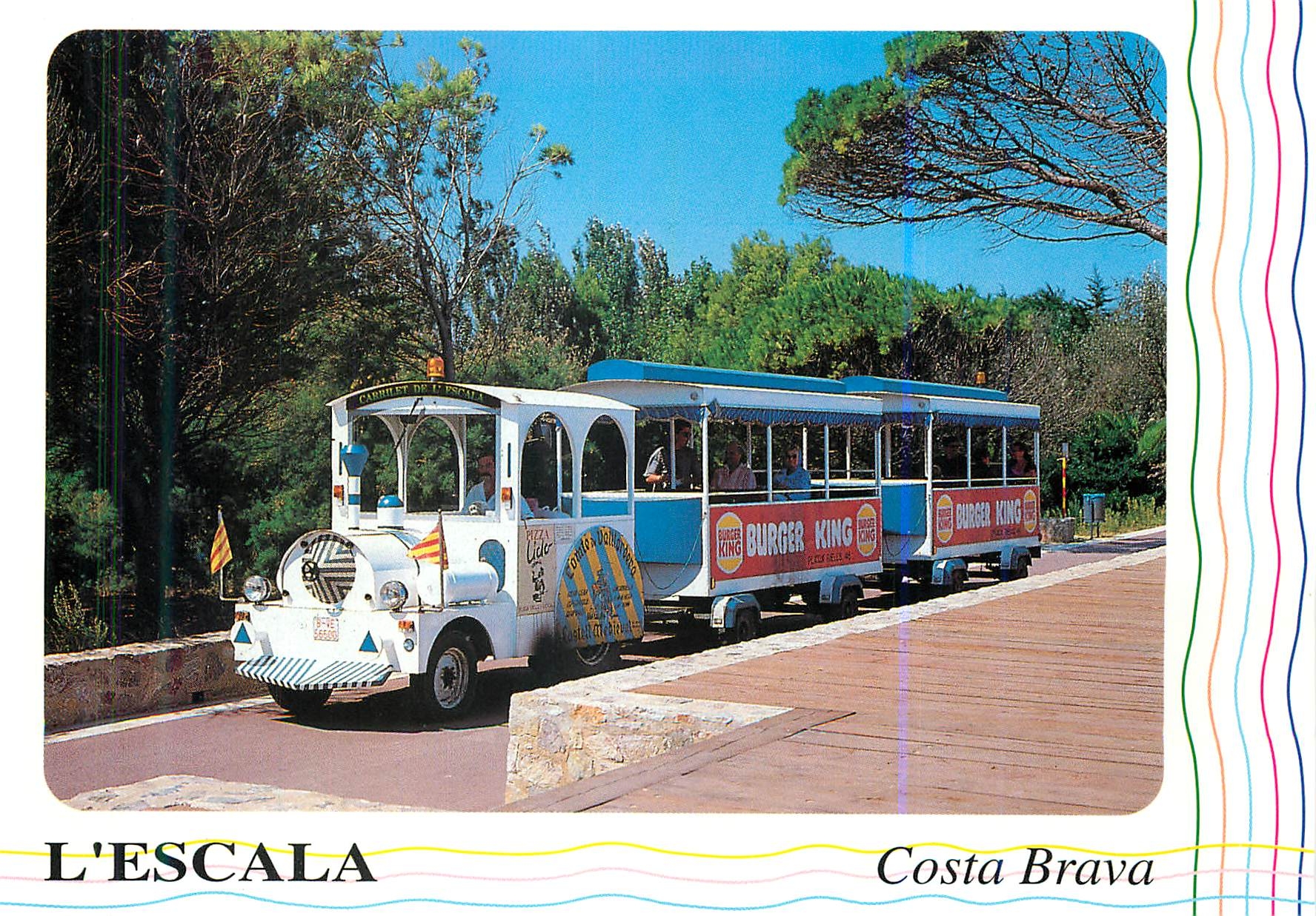 CPM L'Escala (Costa Brava)Carrilet Train