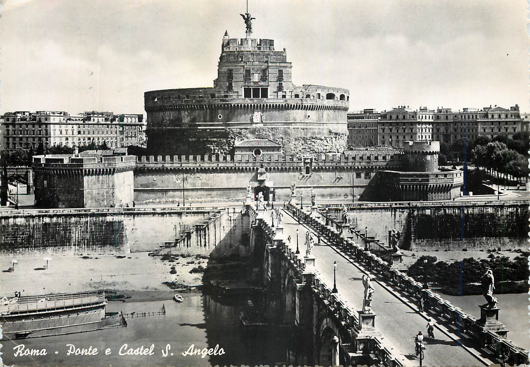 CPM Roma Ponte Castel S Angelo