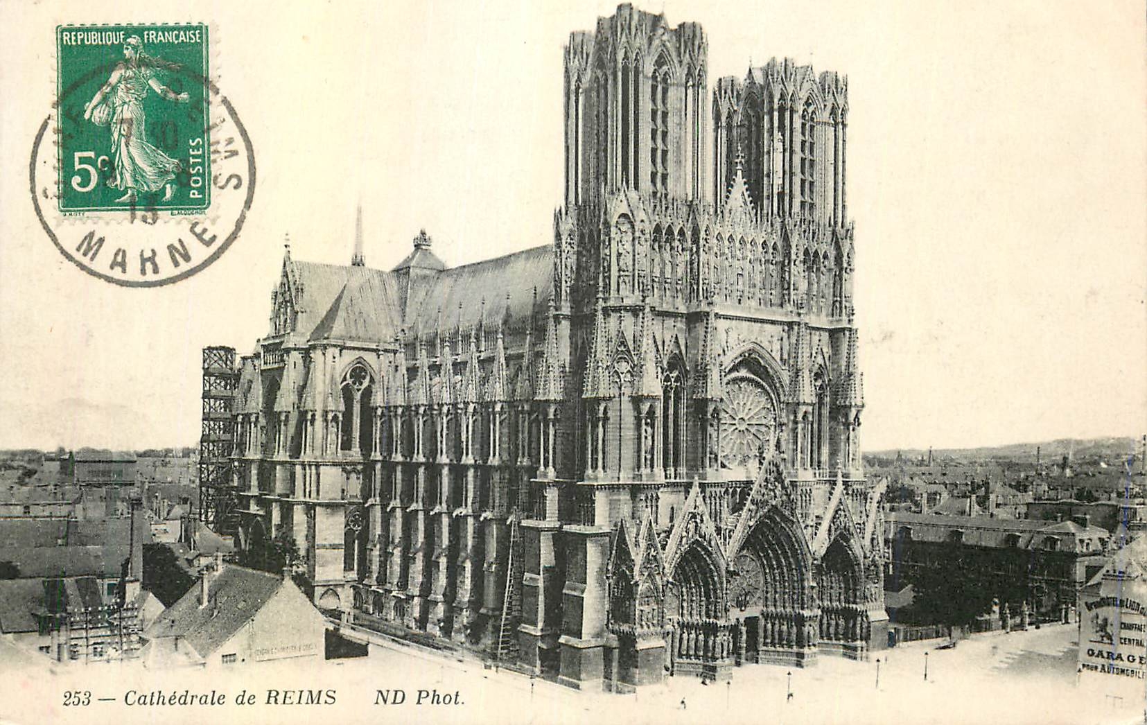 CPA Cathedrale de Reims