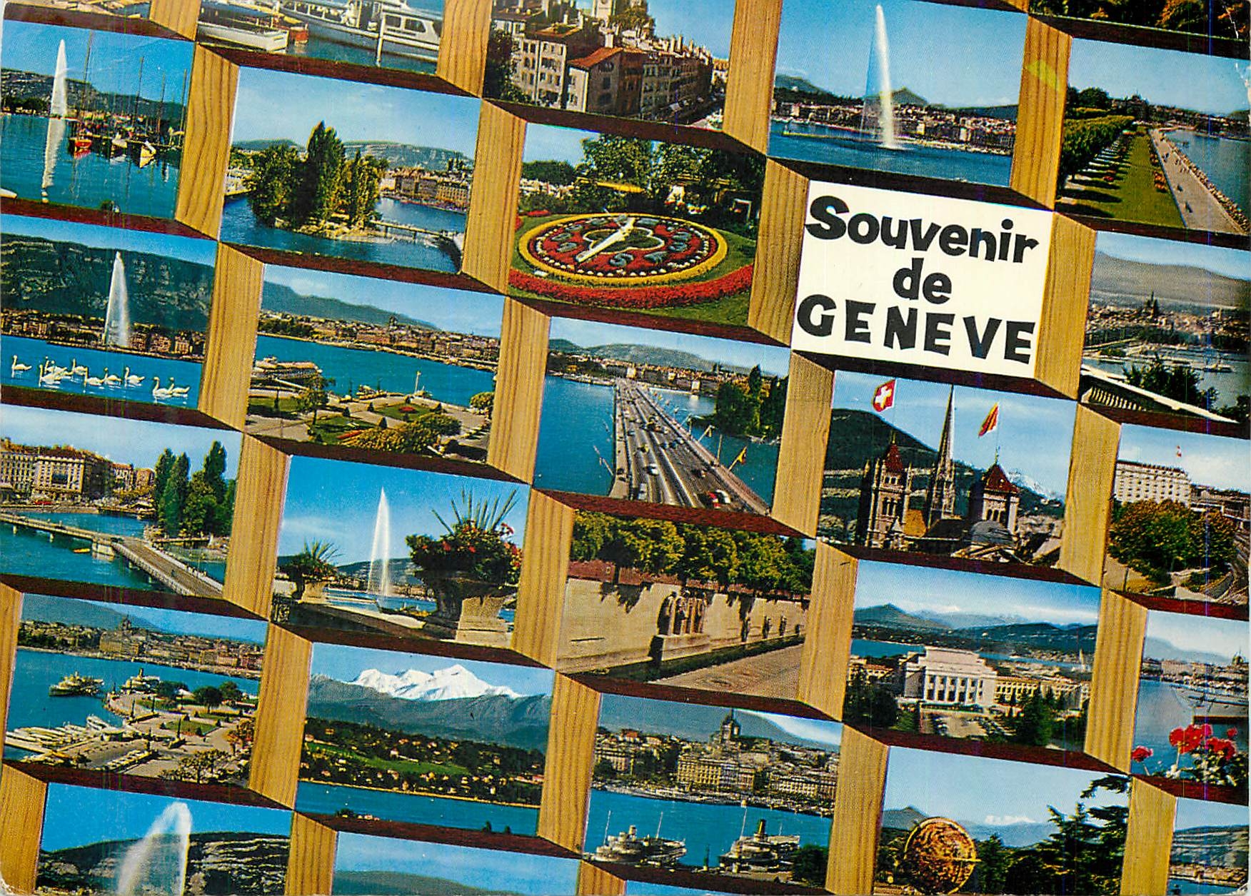 CPM Souvenir de Geneve