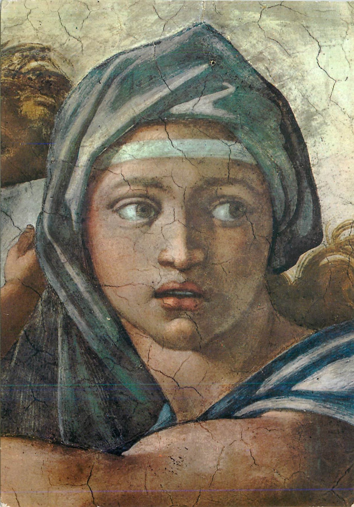 CPM Citta del Vaticano La sibylle de Delphos(Detail)