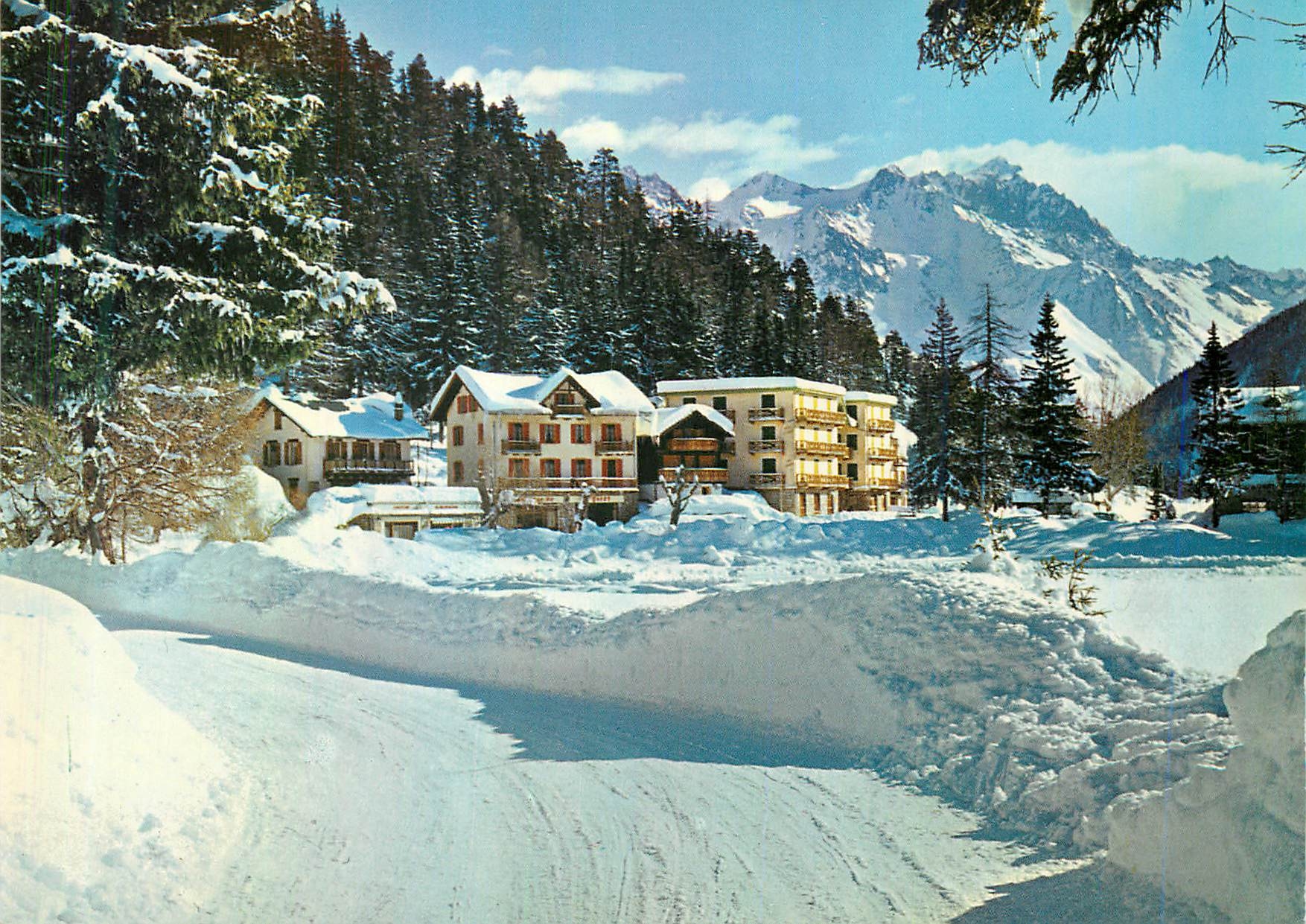 CPM Station de Champex avec le Grand Combin
