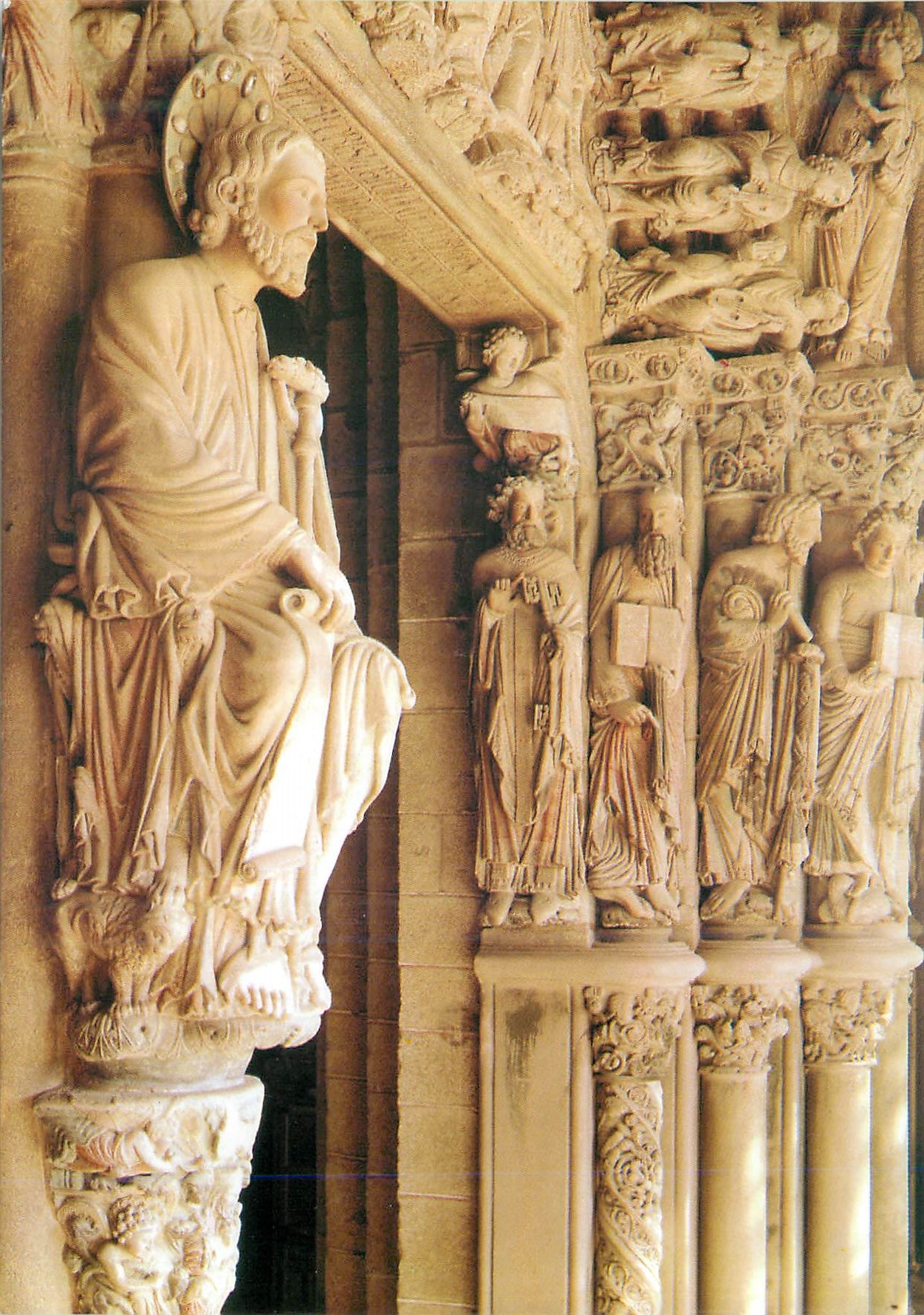 CPM Santiago de Compostela Catedral Portico de la gloria