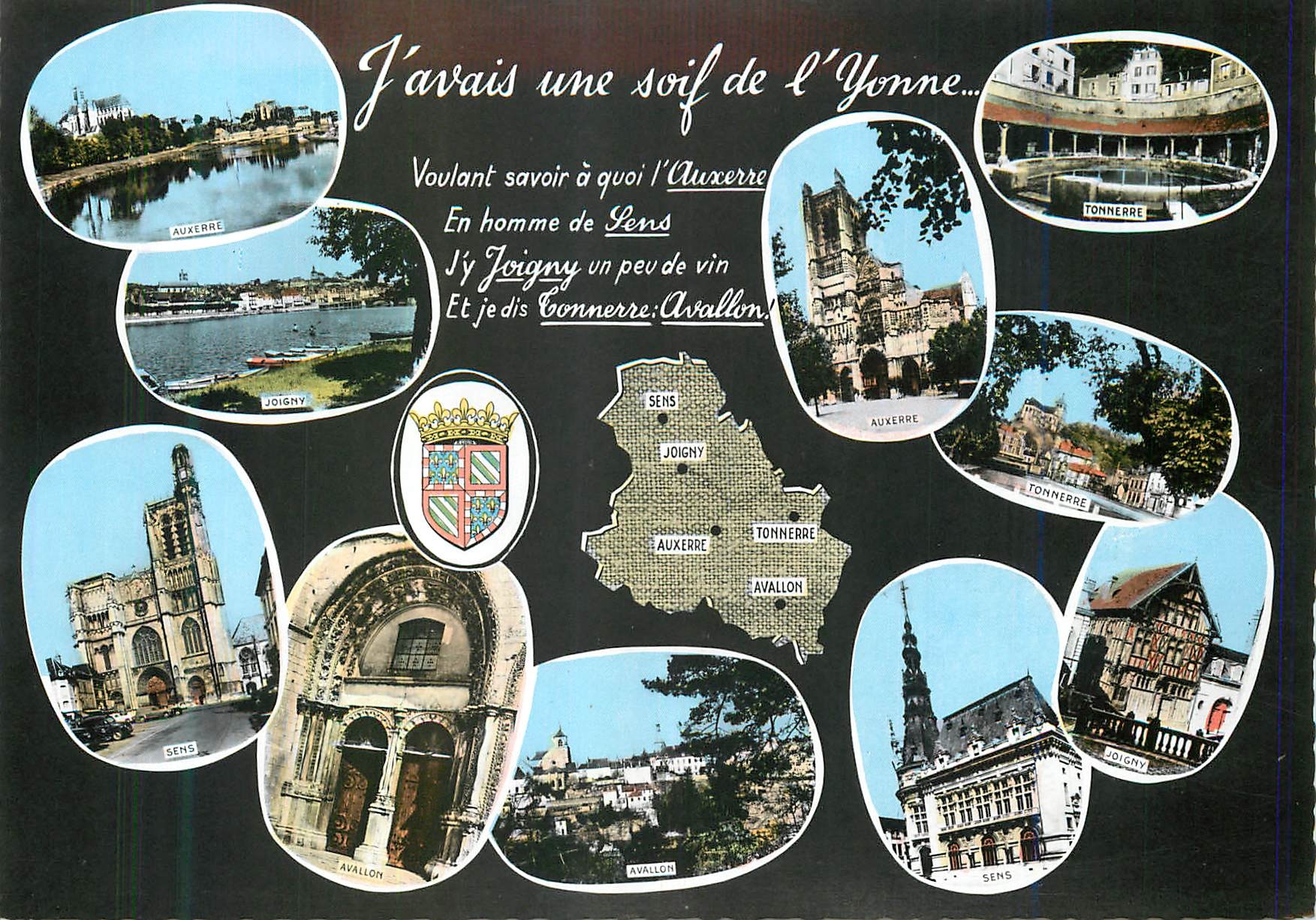 CPM Souvenir de L'Yonne Auxerre Tonnerre