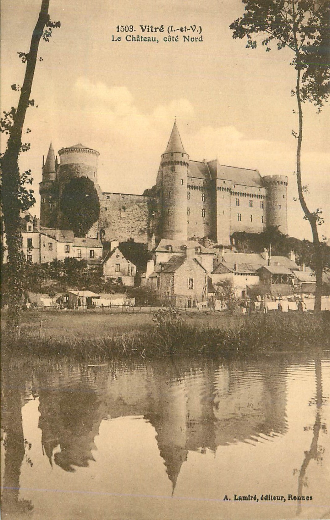 CPA Vitre (I et V)Le Chateau Cote Nord