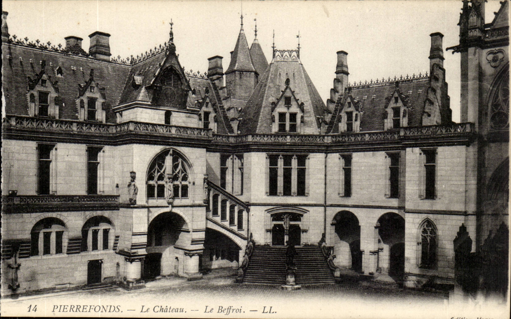Oise - Pierrefonds - the Castle - Beffroir - CPA