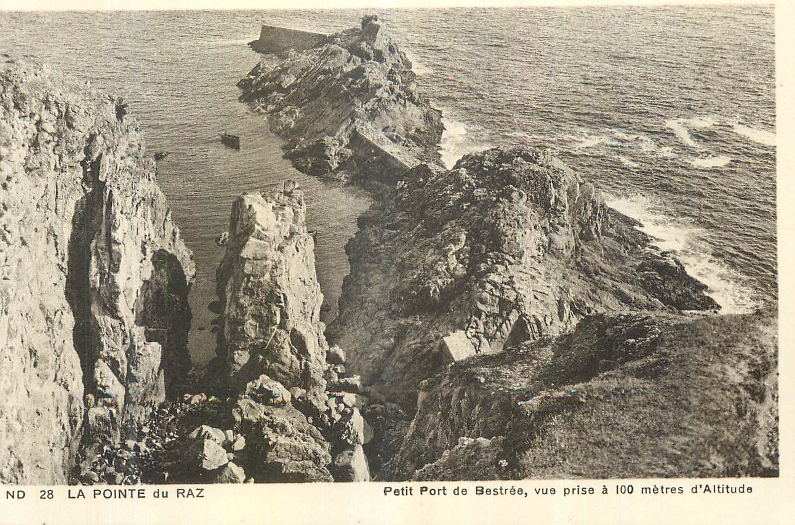 CPA La Pointe du Raz Petit Port de Bestree