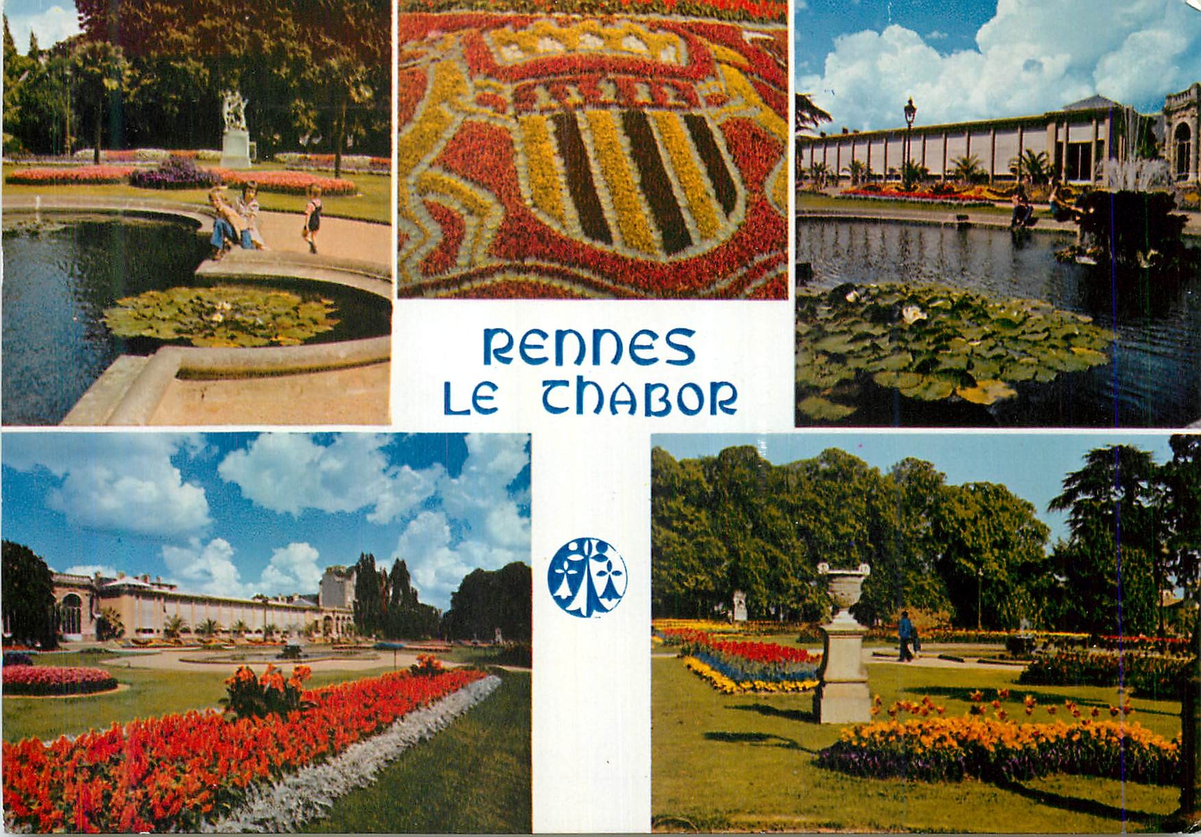 CPM Rennes Les jardins du Thabor 