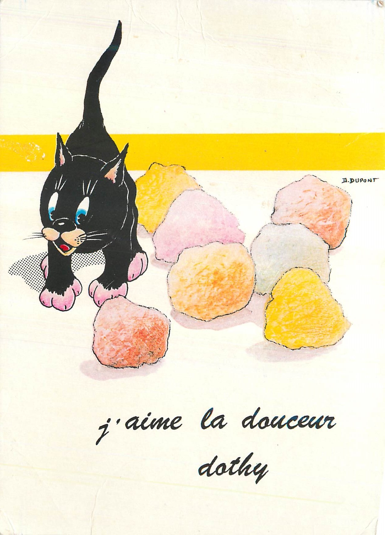 CPM J aime la douceur dothy  Chat