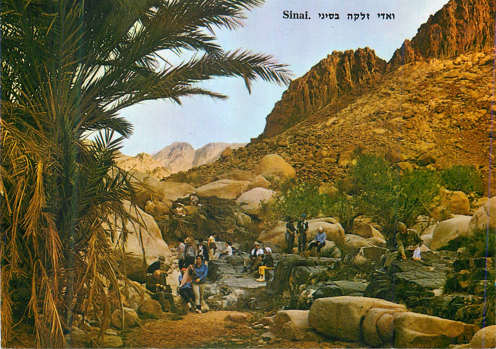 CPM Sinai An Arab name for a brook in the Sinai Mountains 