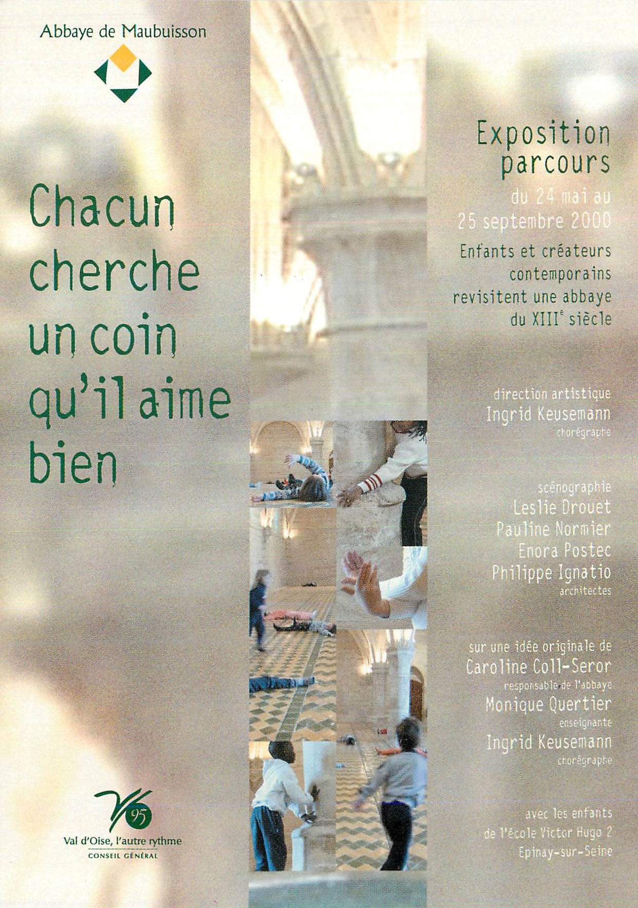 CPM Abbaye de Maubuisson Exposition parcours