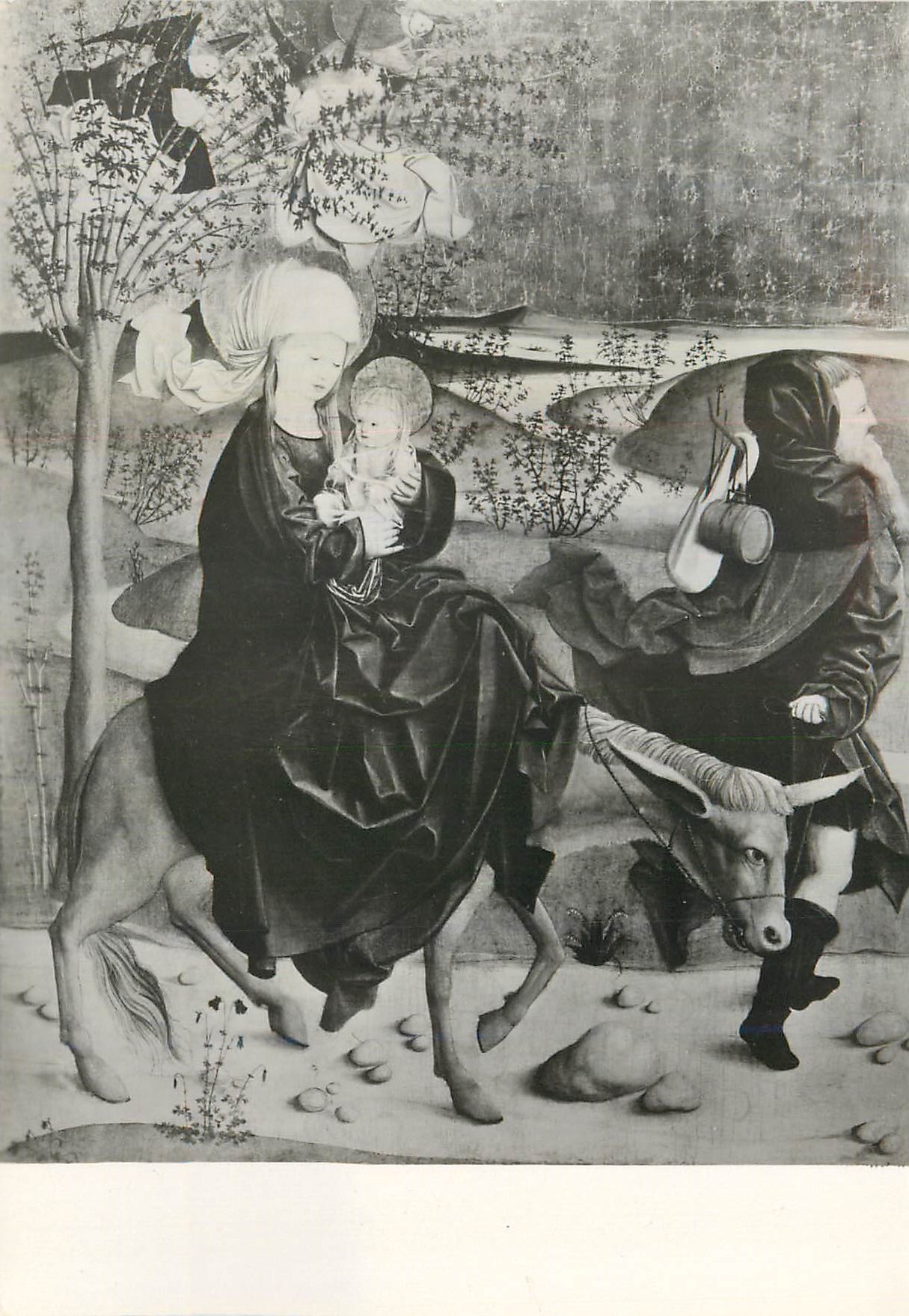 CPM Maitre de Mondsee Ecole de Salzbourg La fuite en Egypte Kunsthistorisches Museum Vienne 